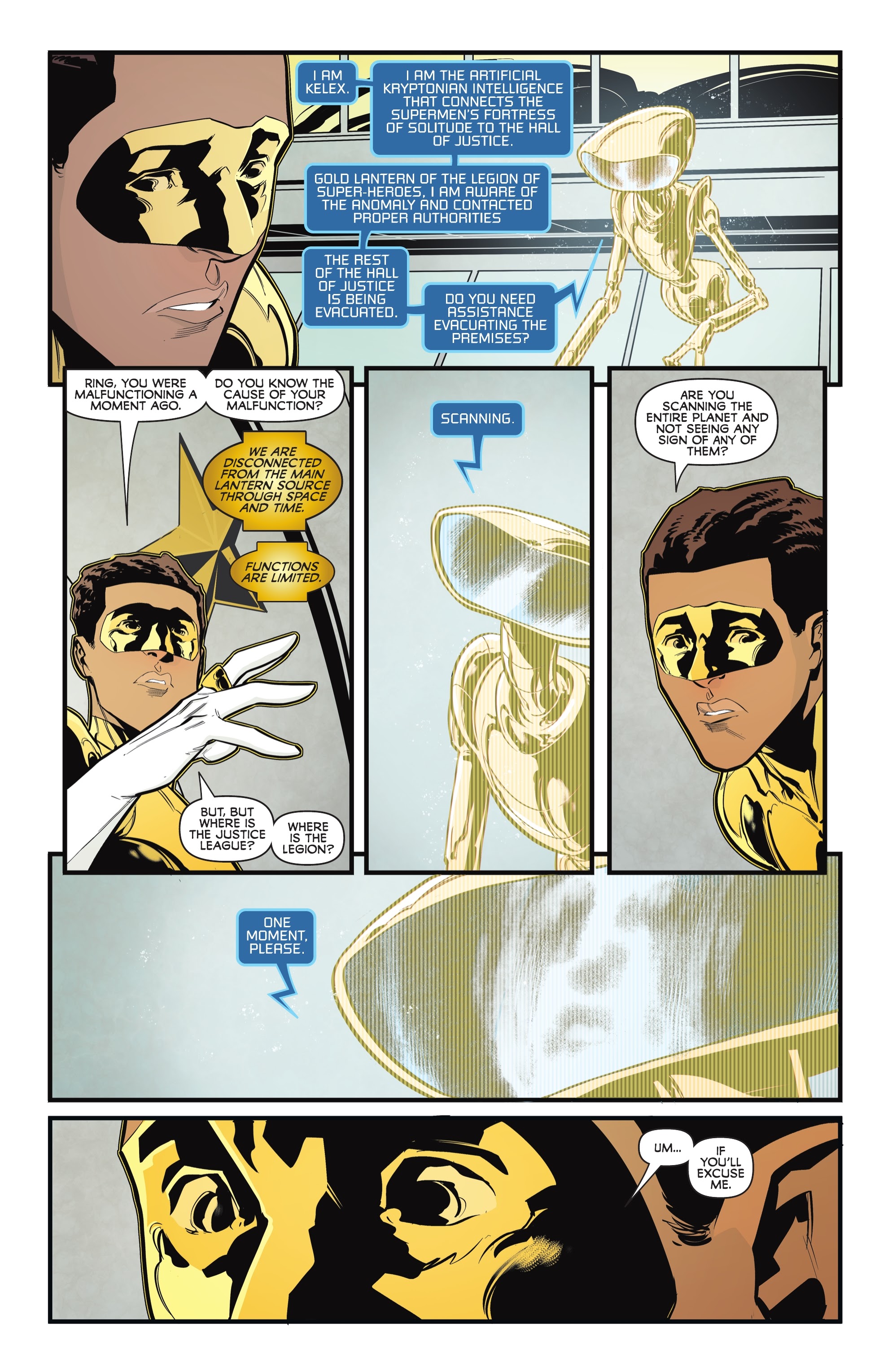 Read online Justice League vs. The Legion of Super-Heroes comic -  Issue #2 - 9