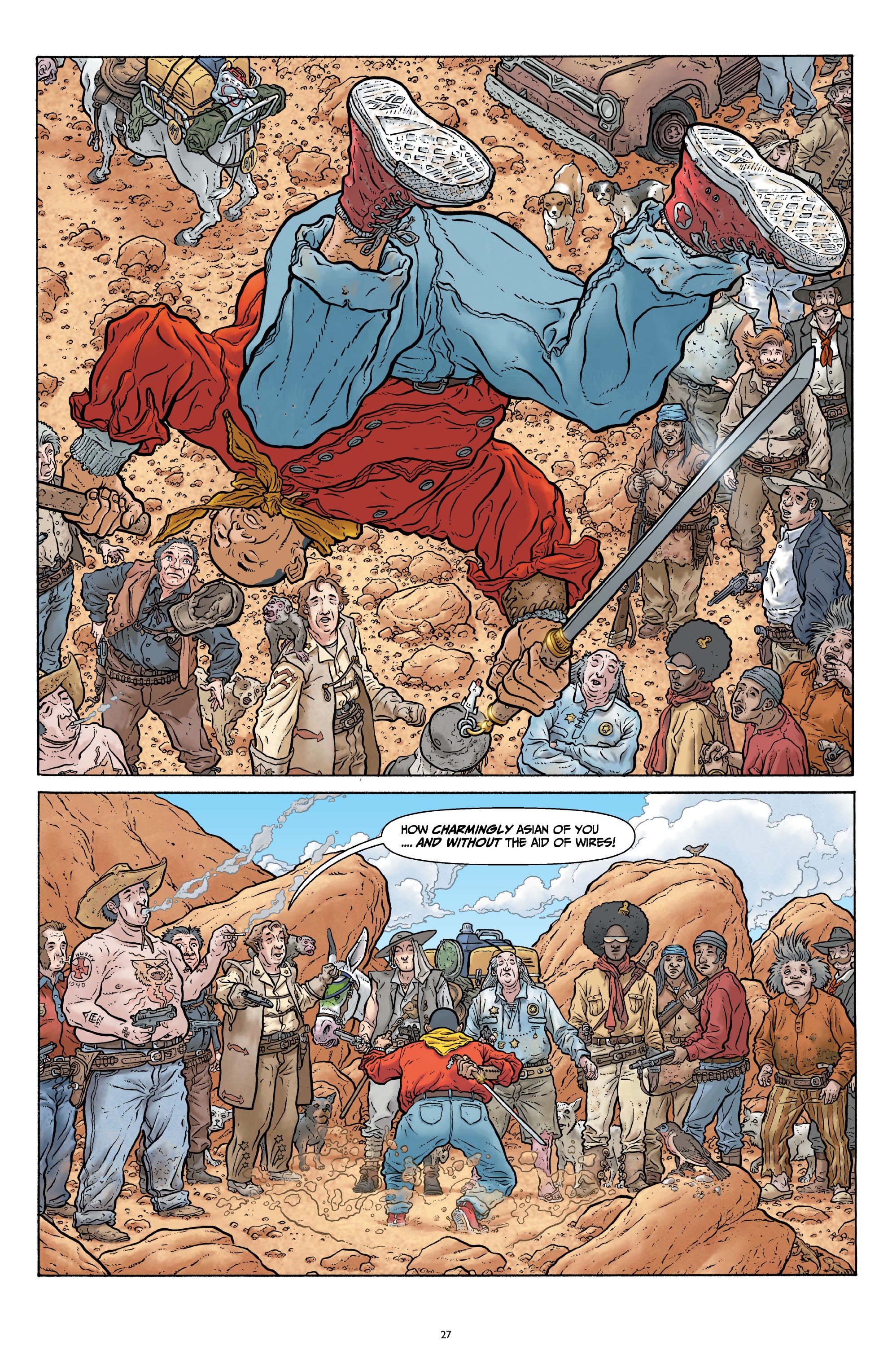 Read online Shaolin Cowboy comic -  Issue # _Start Trek (Part 1) - 20