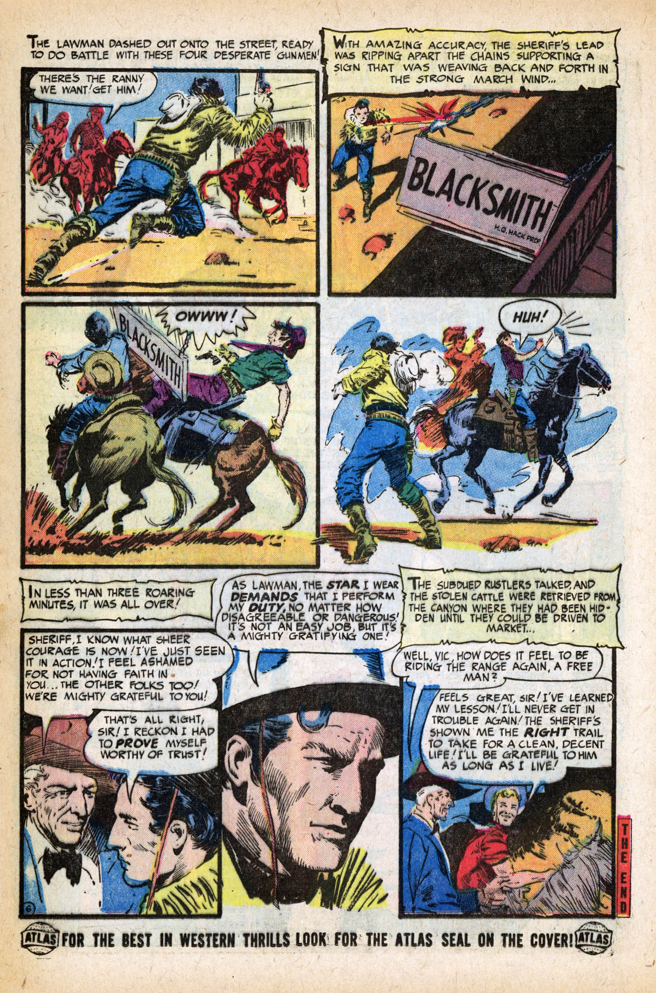 Read online Western Outlaws (1954) comic -  Issue #11 - 16