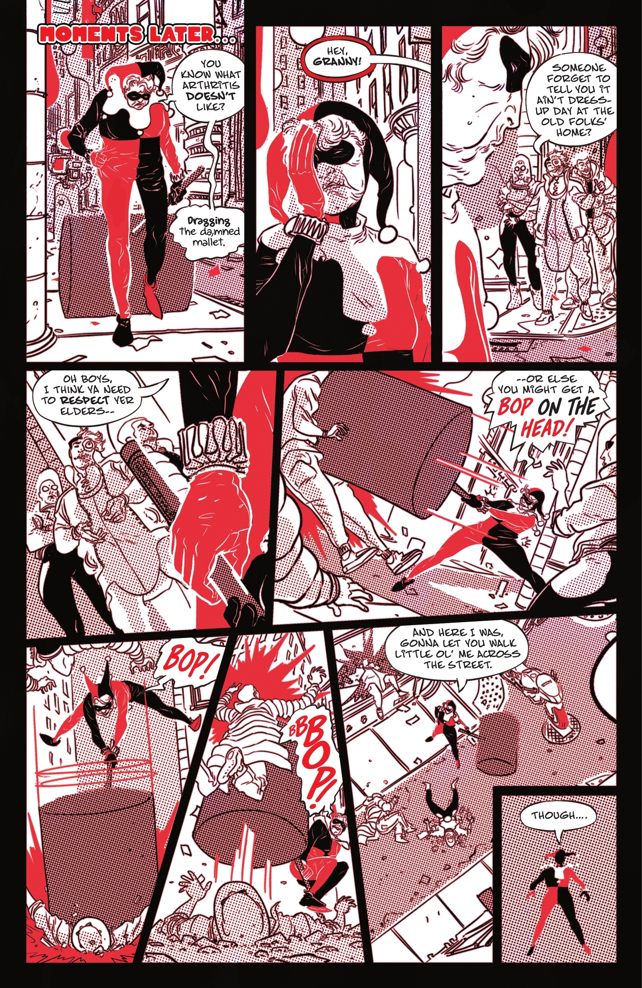 Read online Harley Quinn: Black   White   Redder comic -  Issue #4 - 30