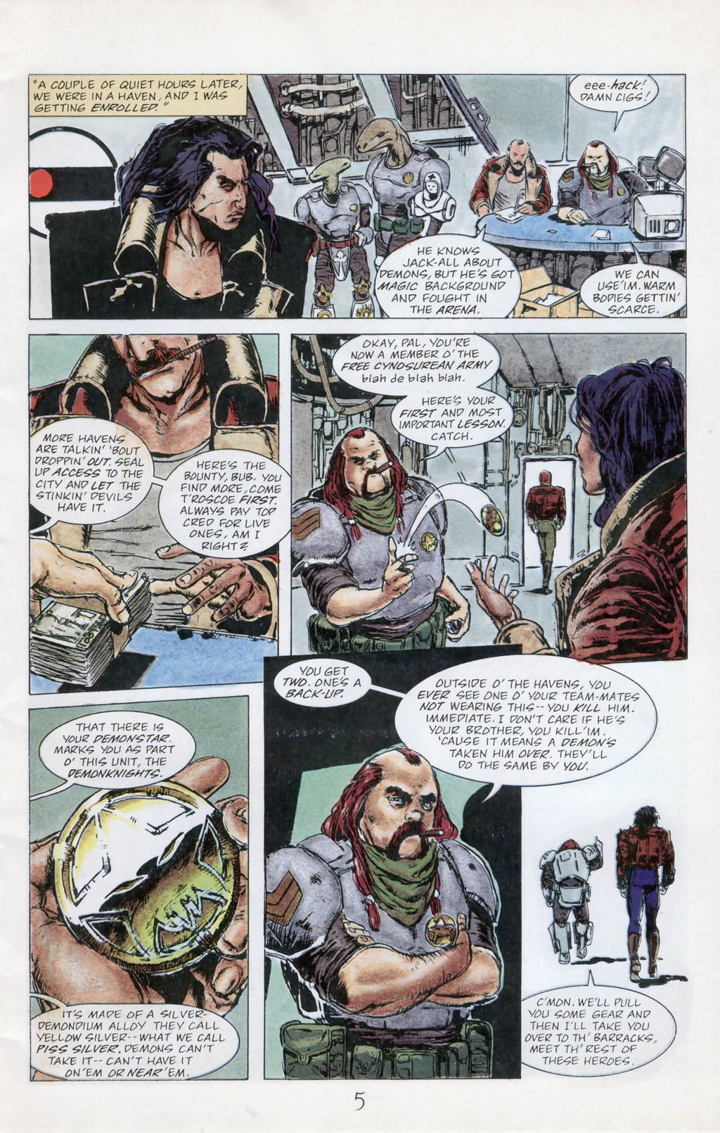 Read online Grimjack comic -  Issue #68 - 7