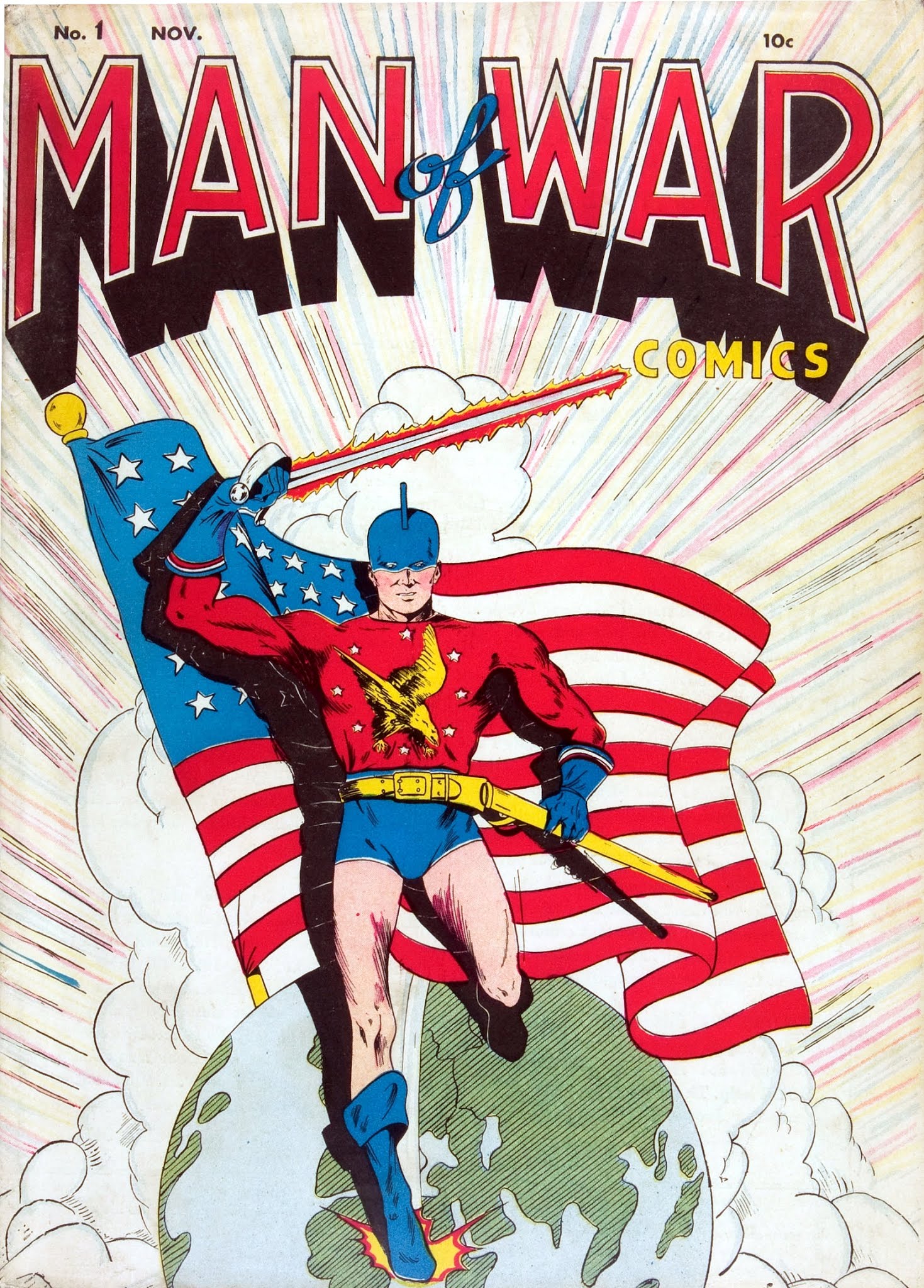 Read online Man of War Comics comic -  Issue #1 - 1