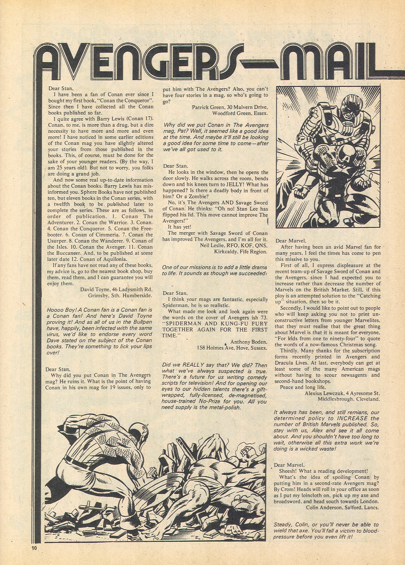 Read online The Avengers (1973) comic -  Issue #103 - 10