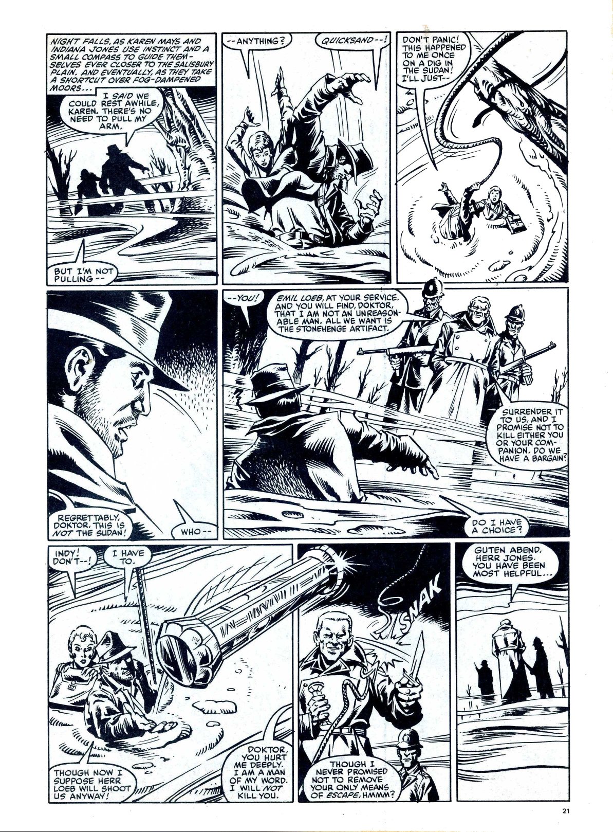 Read online Indiana Jones comic -  Issue #5 - 19