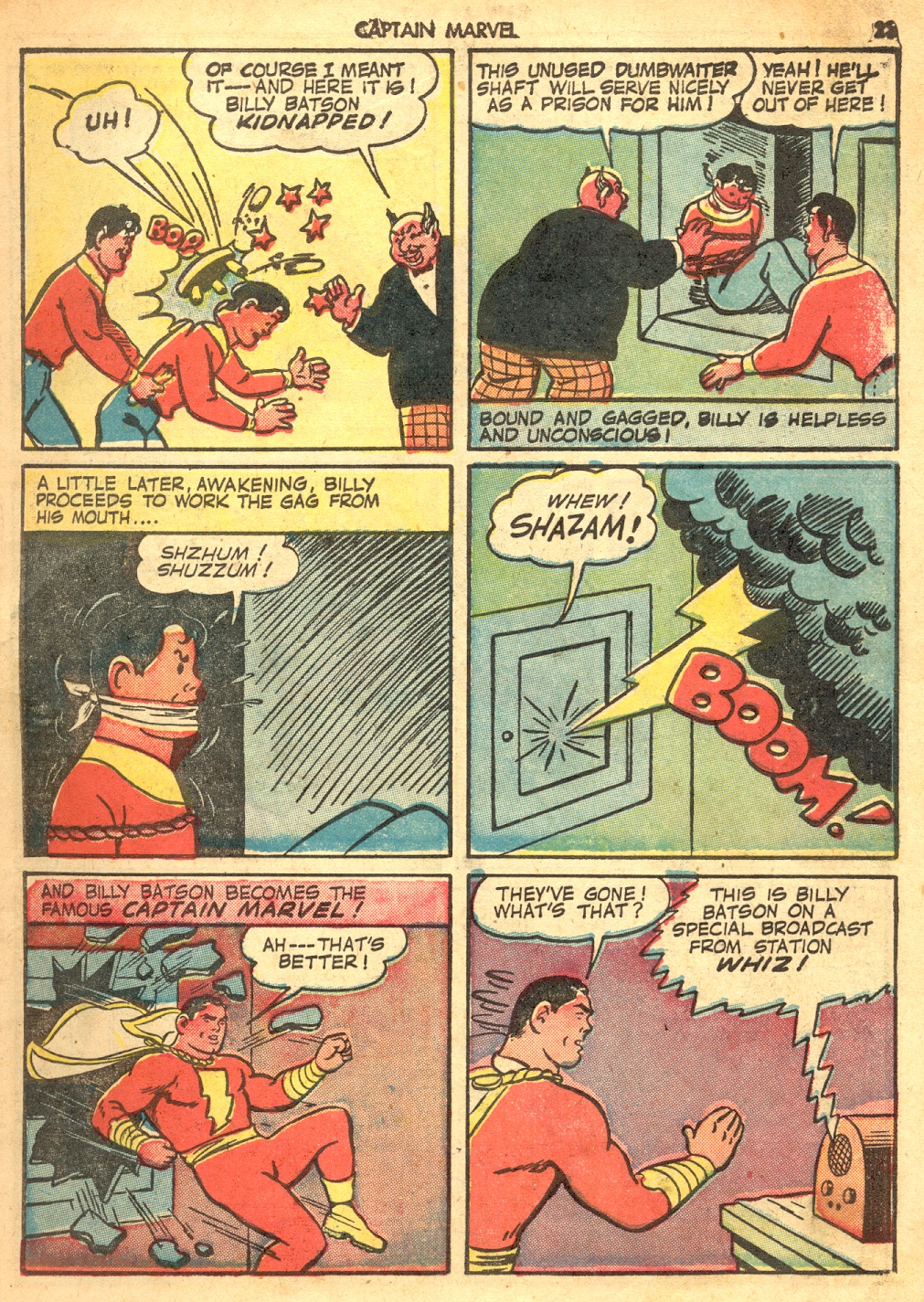 Read online Captain Marvel Adventures comic -  Issue #23 - 23