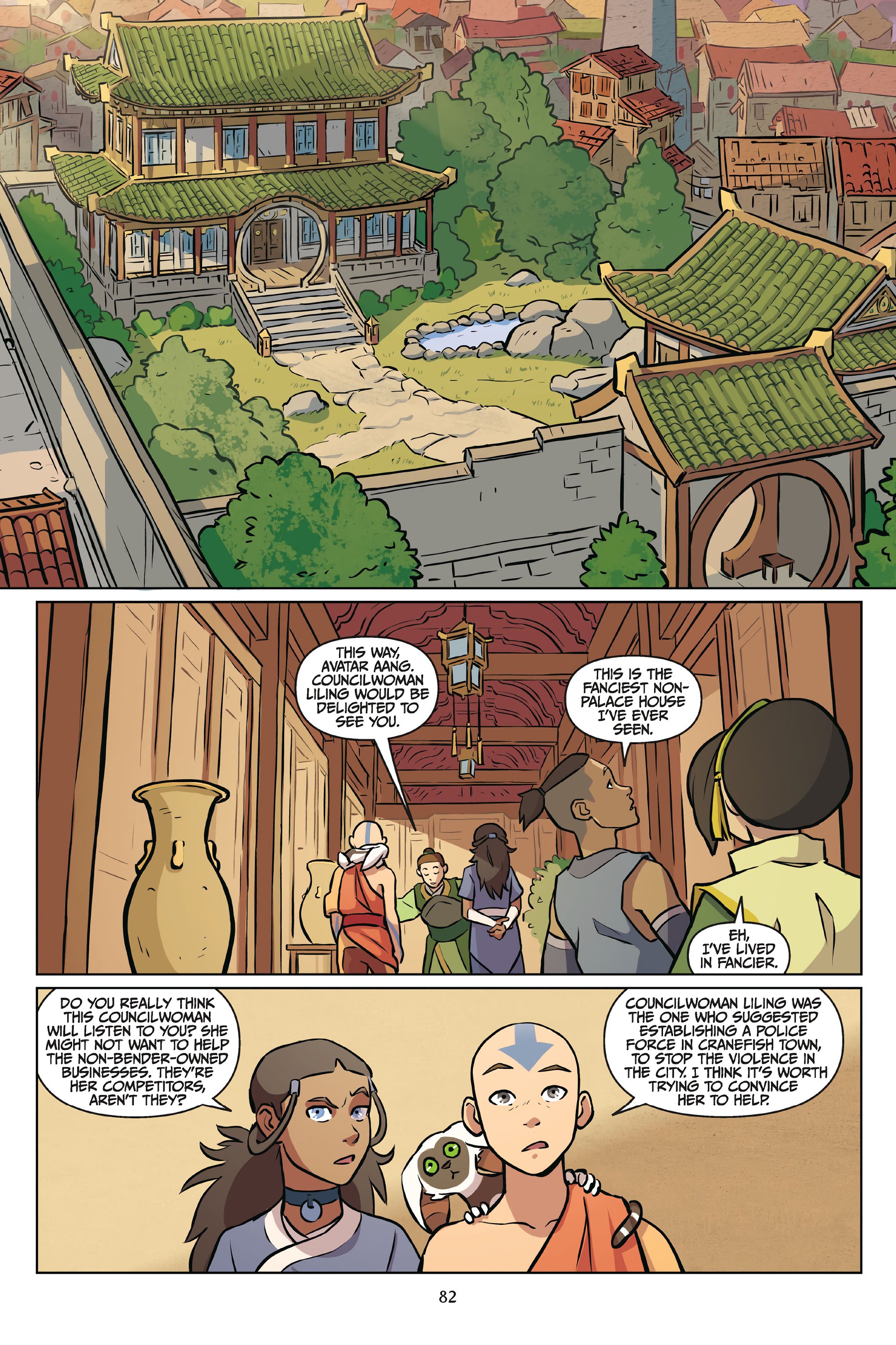Read online Nickelodeon Avatar: The Last Airbender - Imbalance comic -  Issue # _Omnibus (Part 1) - 83