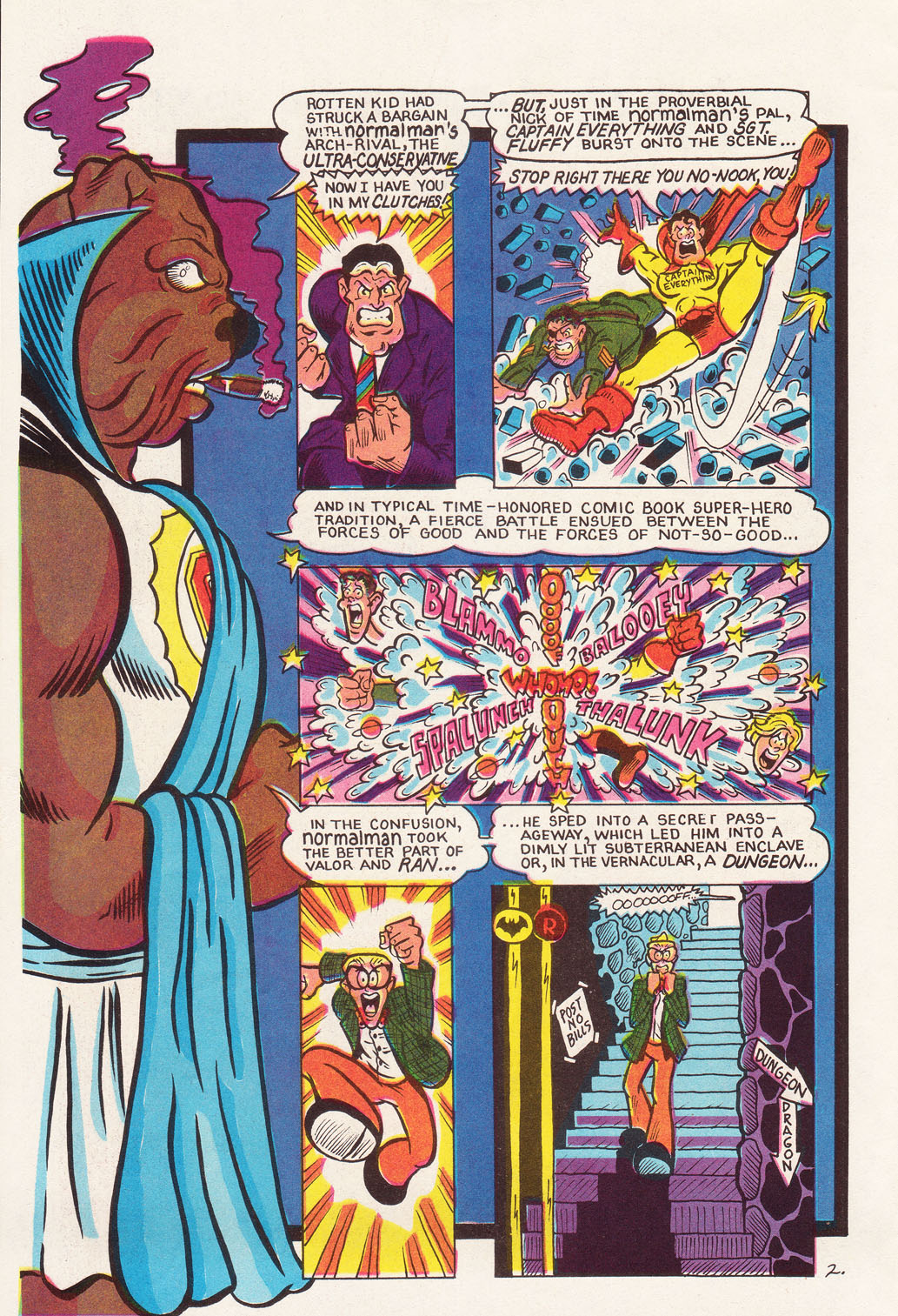 Read online Normalman comic -  Issue #3 - 4