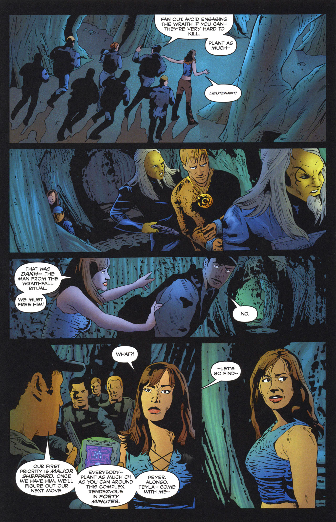 Read online Stargate Atlantis: Wraithfall comic -  Issue #3 - 16