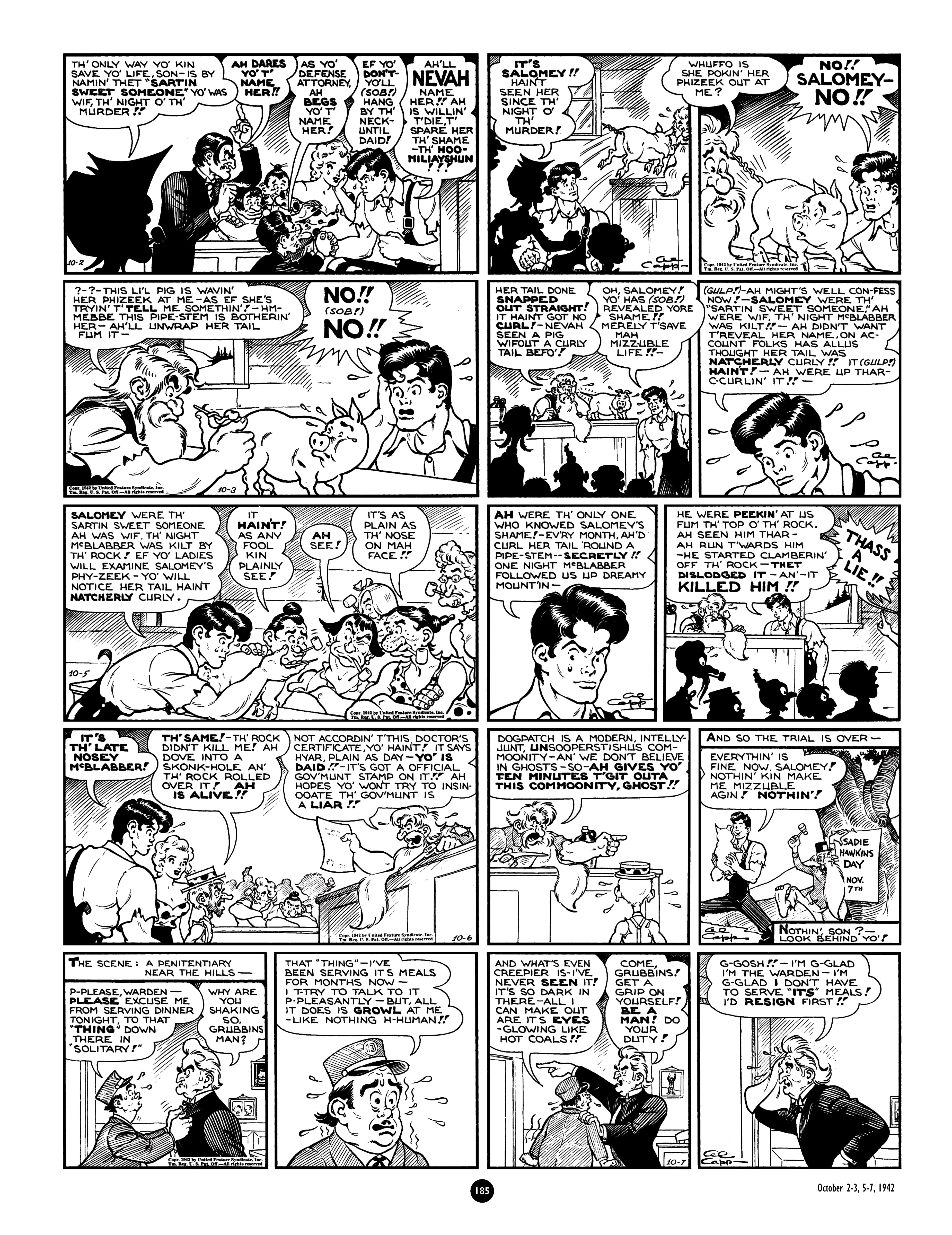 Read online Al Capp's Li'l Abner Complete Daily & Color Sunday Comics comic -  Issue # TPB 4 (Part 2) - 87