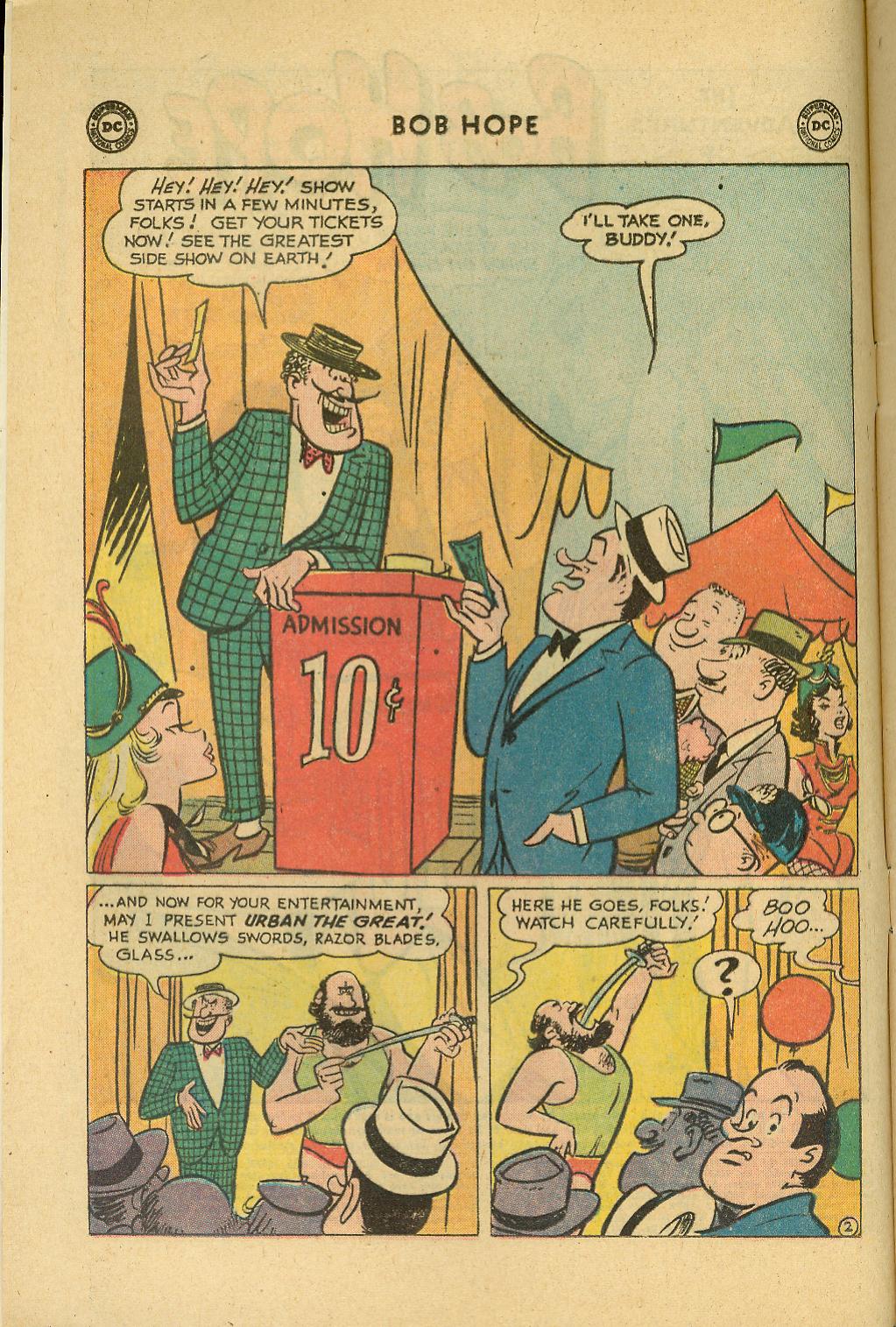 Read online The Adventures of Bob Hope comic -  Issue #67 - 4
