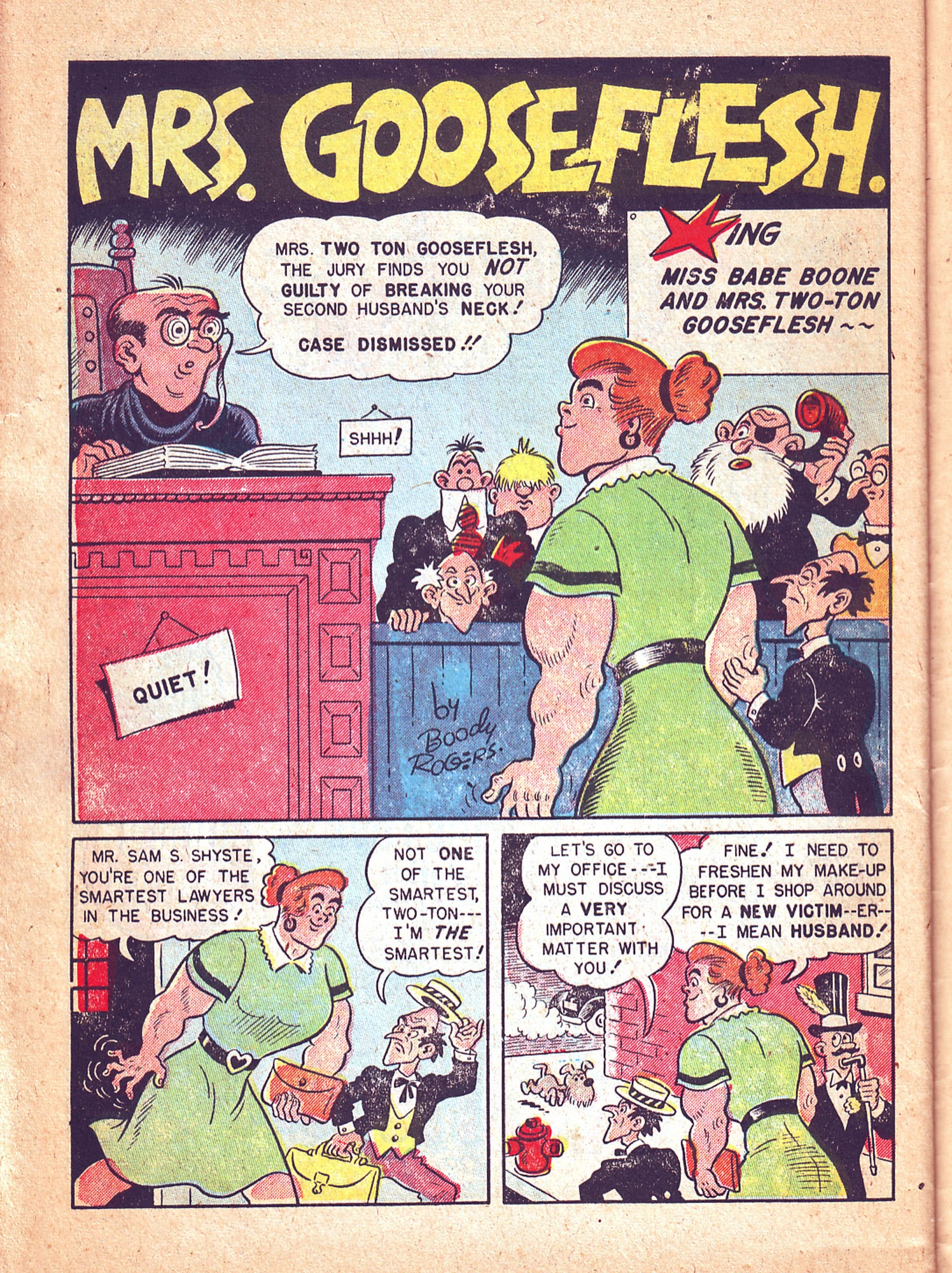 Read online Babe (1948) comic -  Issue #4 - 40