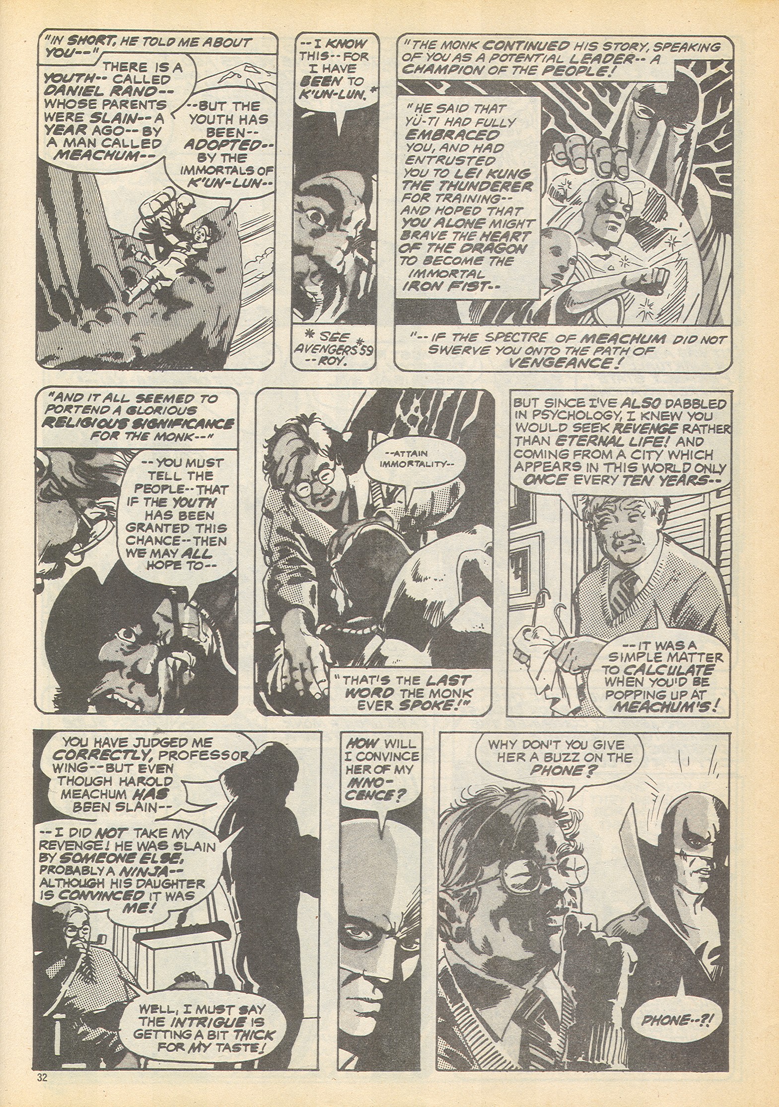 Read online The Avengers (1973) comic -  Issue #70 - 32