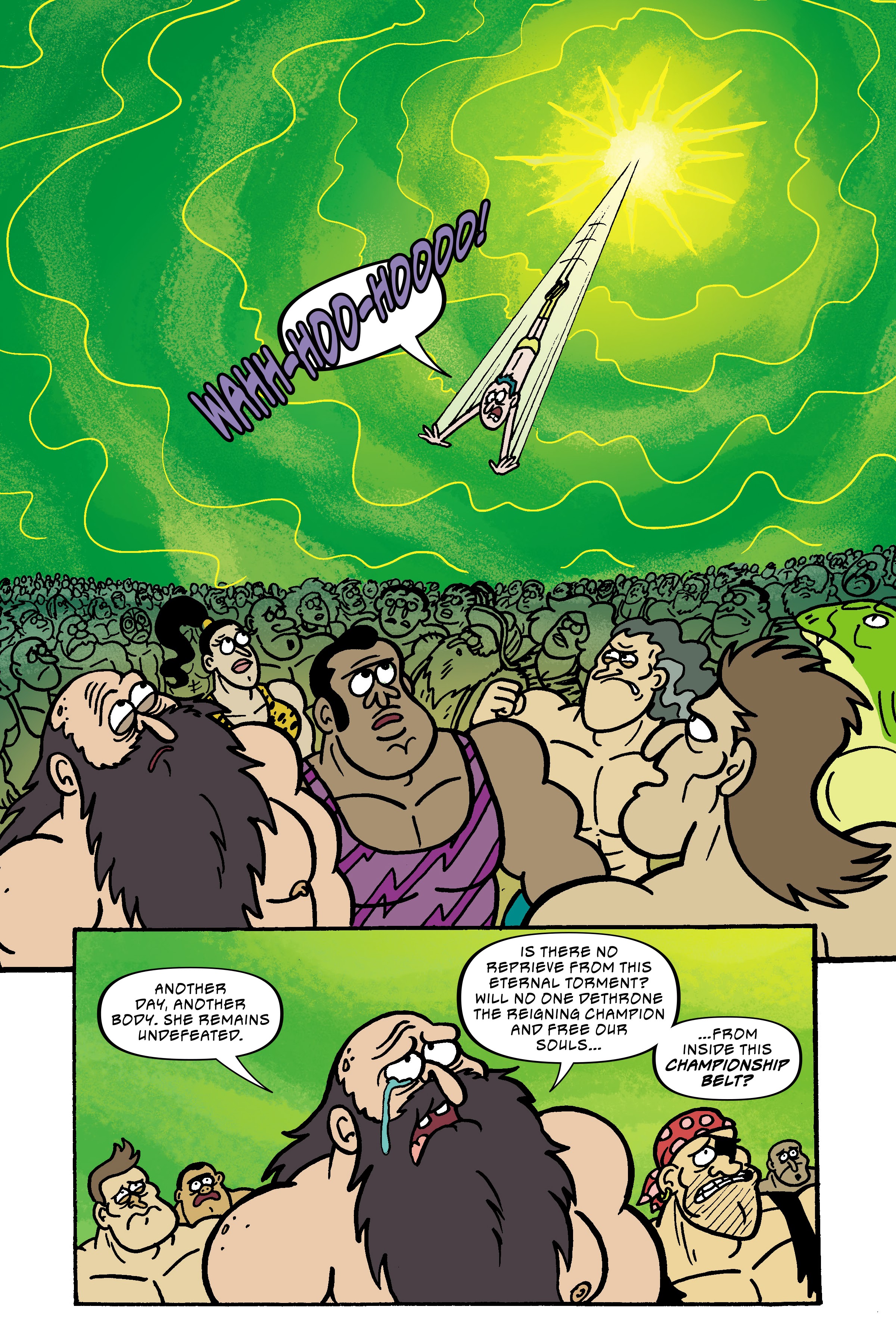 Read online Regular Show: Wrasslesplosion comic -  Issue # TPB - 44