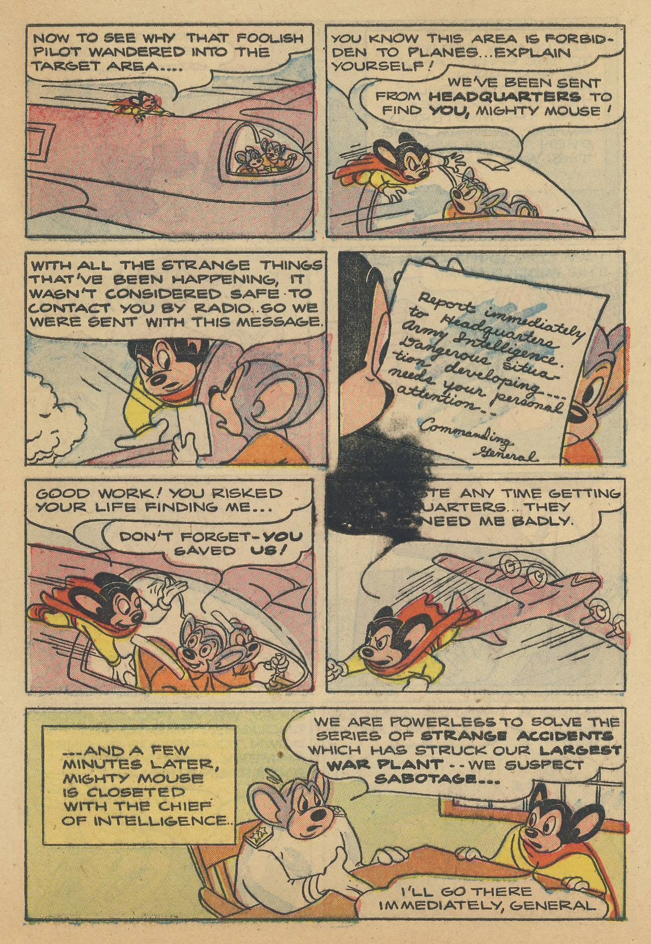 Read online Paul Terry's Mighty Mouse Comics comic -  Issue #45 - 41