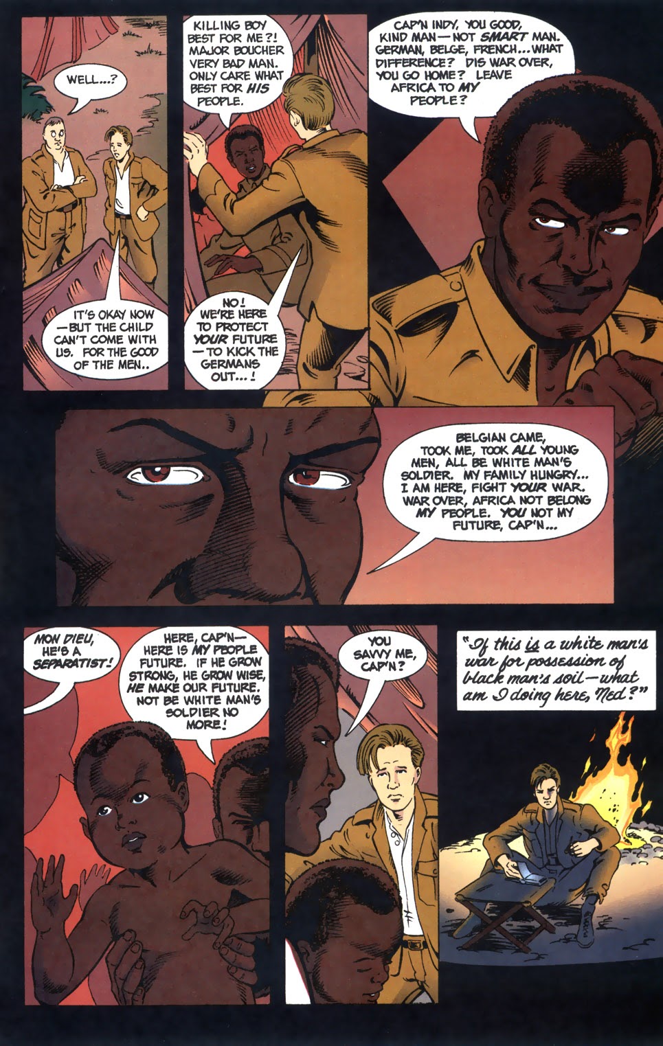 Read online Young Indiana Jones Chronicles comic -  Issue #7 - 17