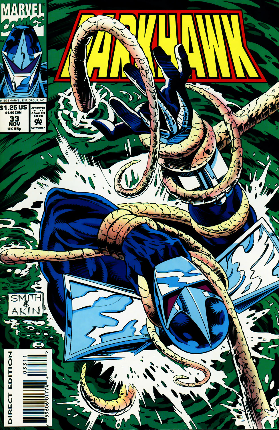 Read online Darkhawk (1991) comic -  Issue #33 - 1