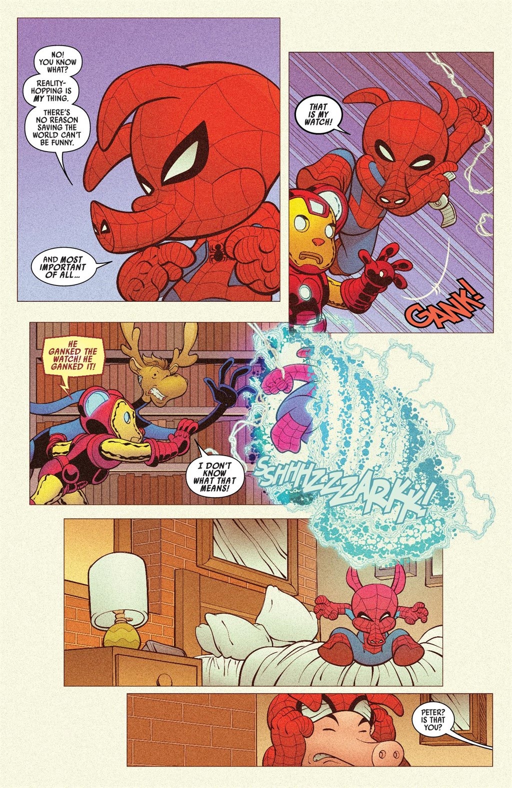 Read online Spider-Man: Spider-Verse comic -  Issue # Spider-Ham - 112