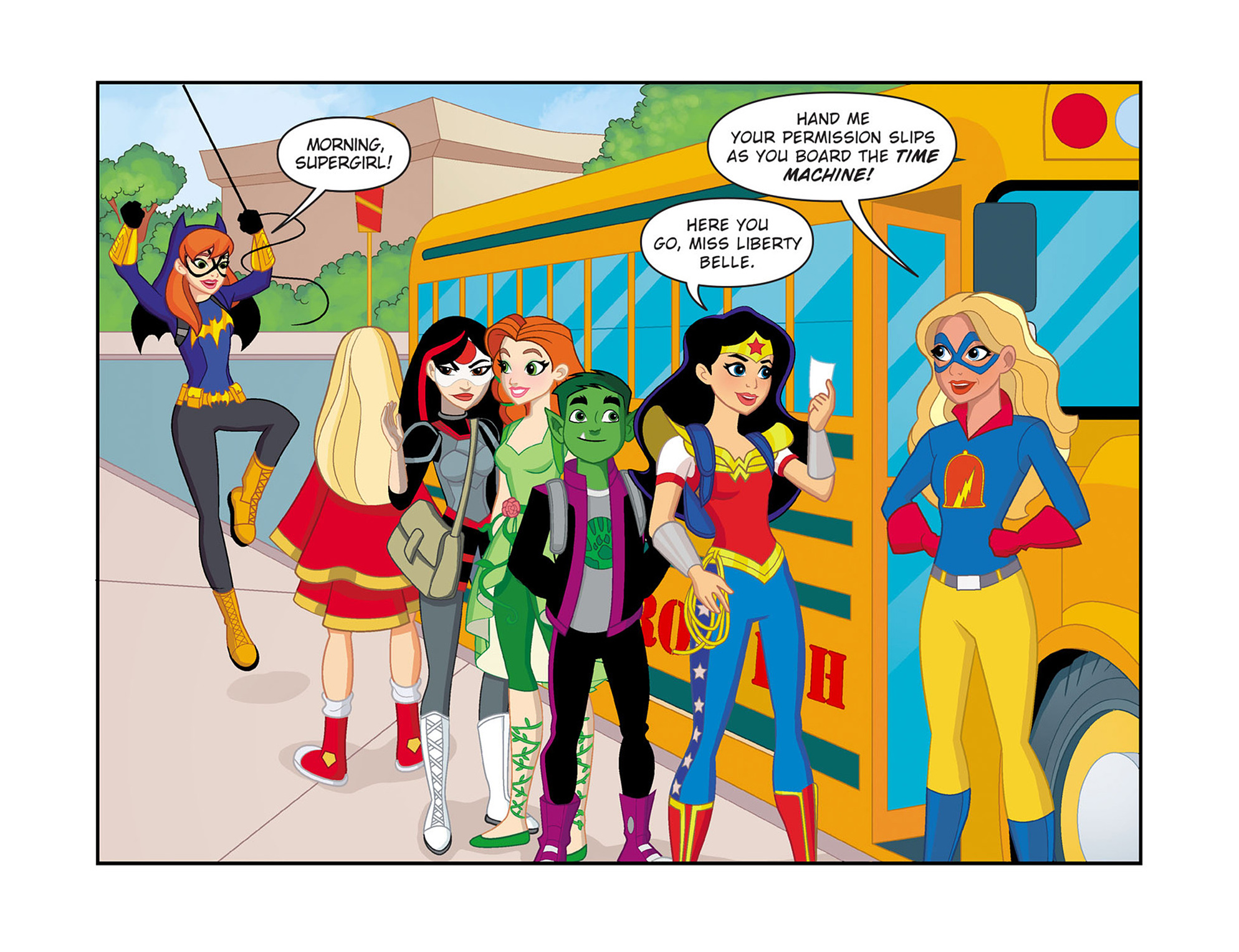 Read online DC Super Hero Girls: Past Times at Super Hero High comic -  Issue #1 - 6