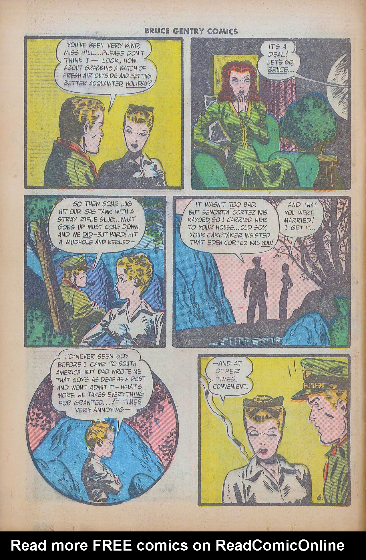 Read online Bruce Gentry comic -  Issue #2 - 16