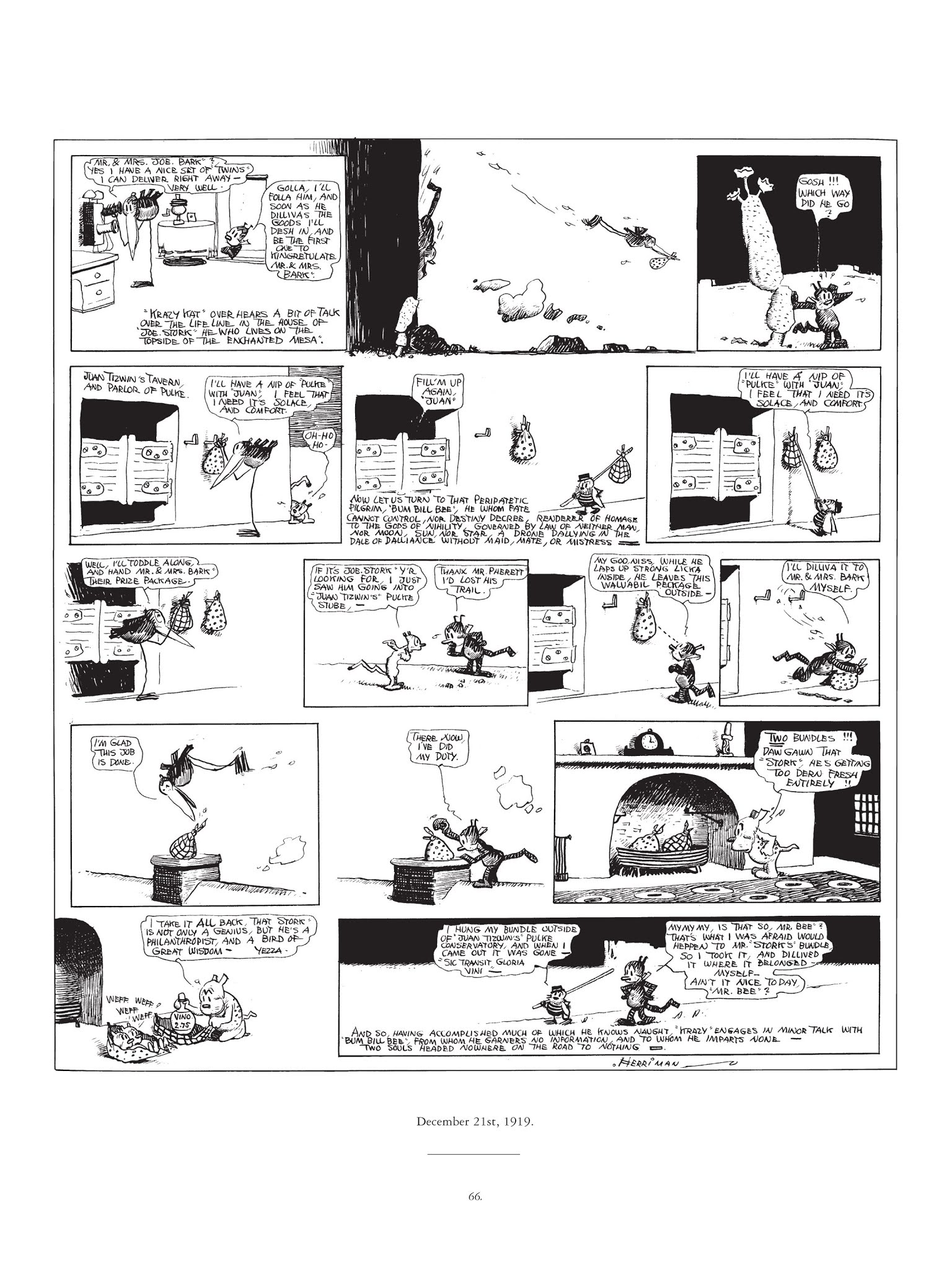 Read online Krazy & Ignatz comic -  Issue # TPB 2 - 66