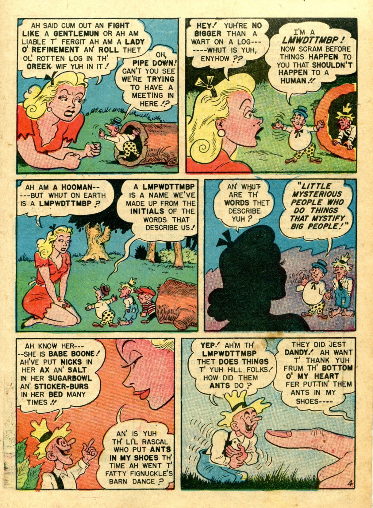 Read online Babe (1948) comic -  Issue #8 - 21