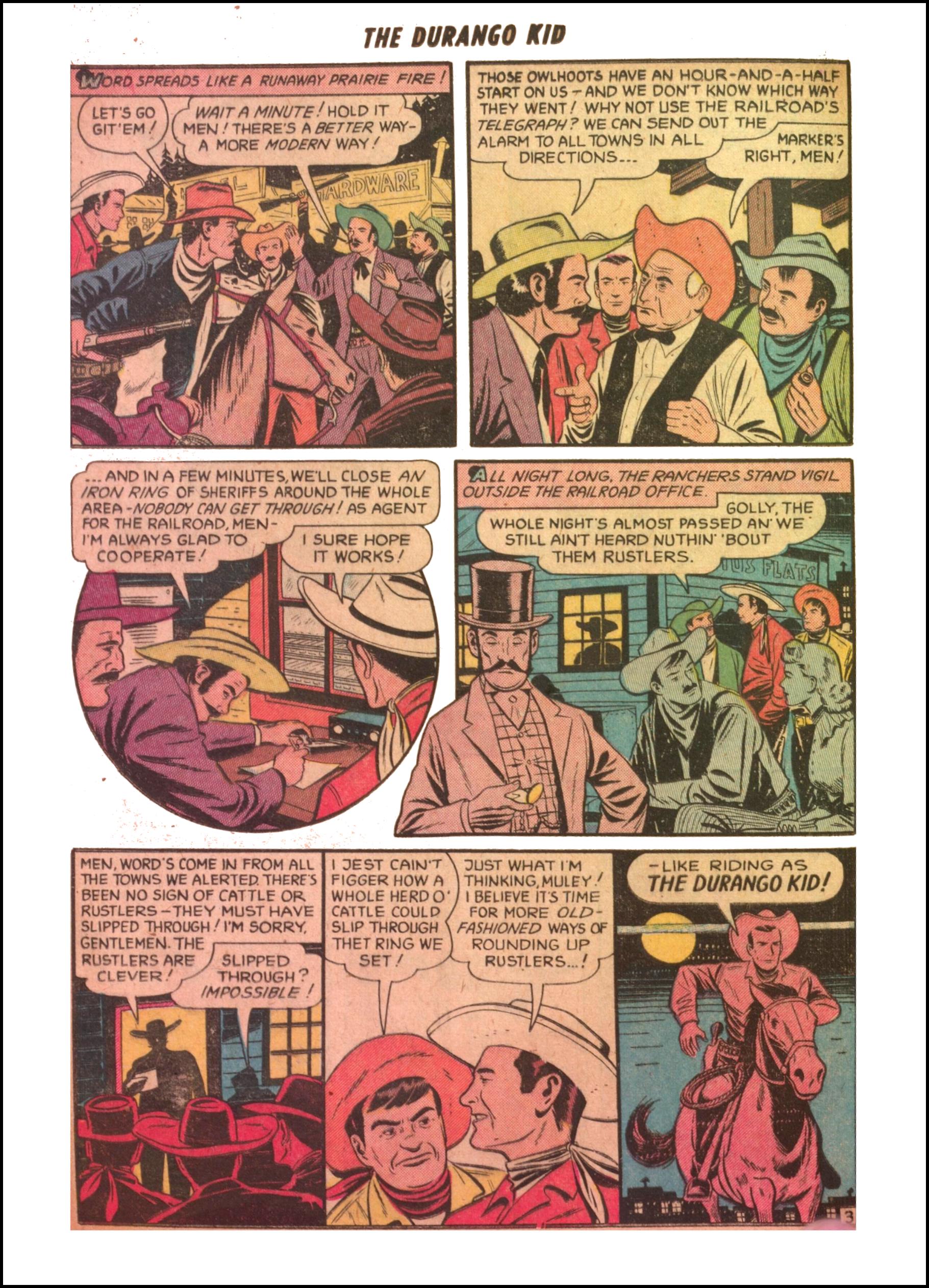 Read online Charles Starrett as The Durango Kid comic -  Issue #21 - 20