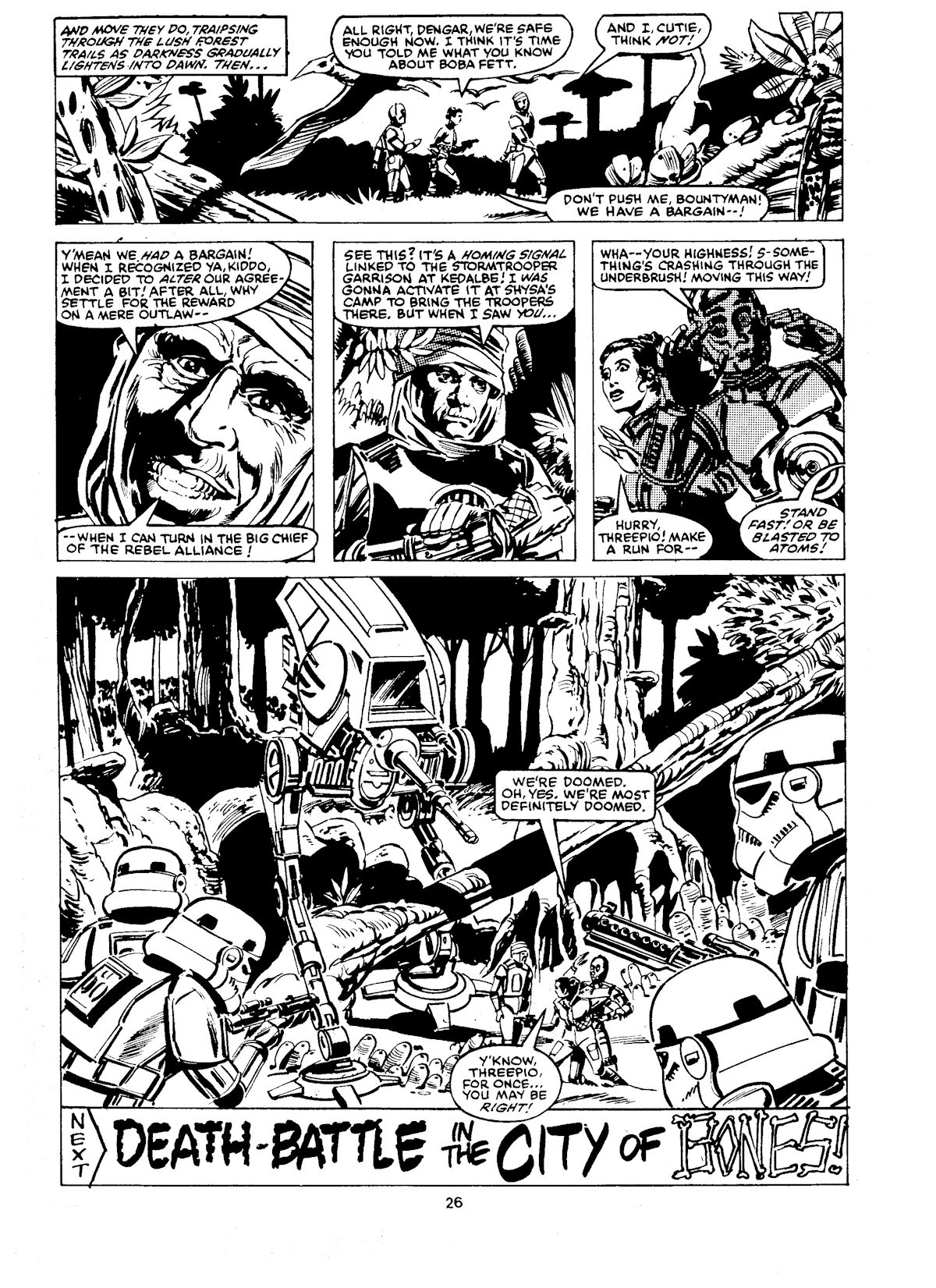 Read online Star Wars Weekly comic -  Issue #168 - 26