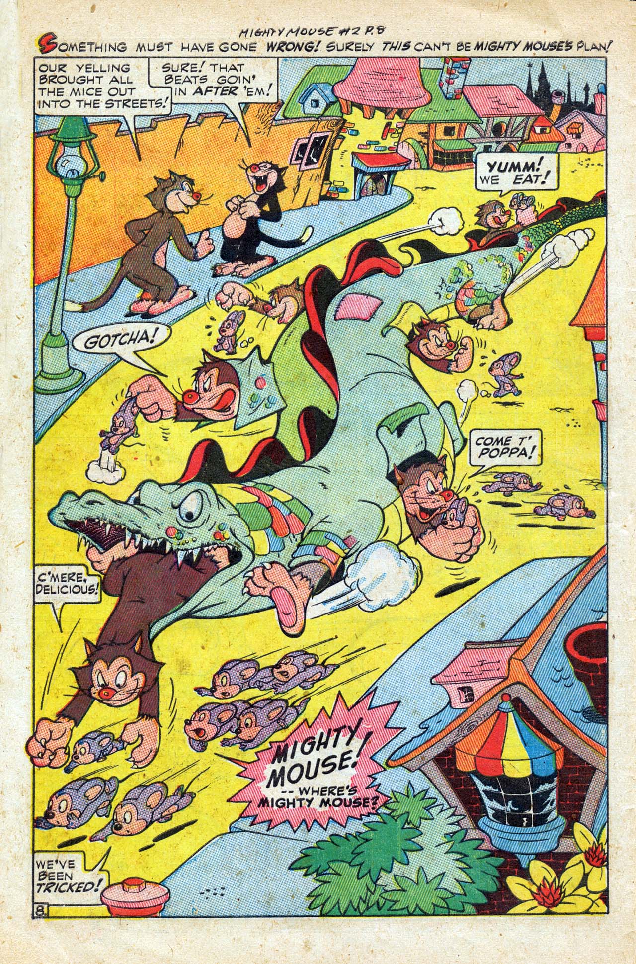 Read online Paul Terry's Mighty Mouse Comics comic -  Issue #2 - 10