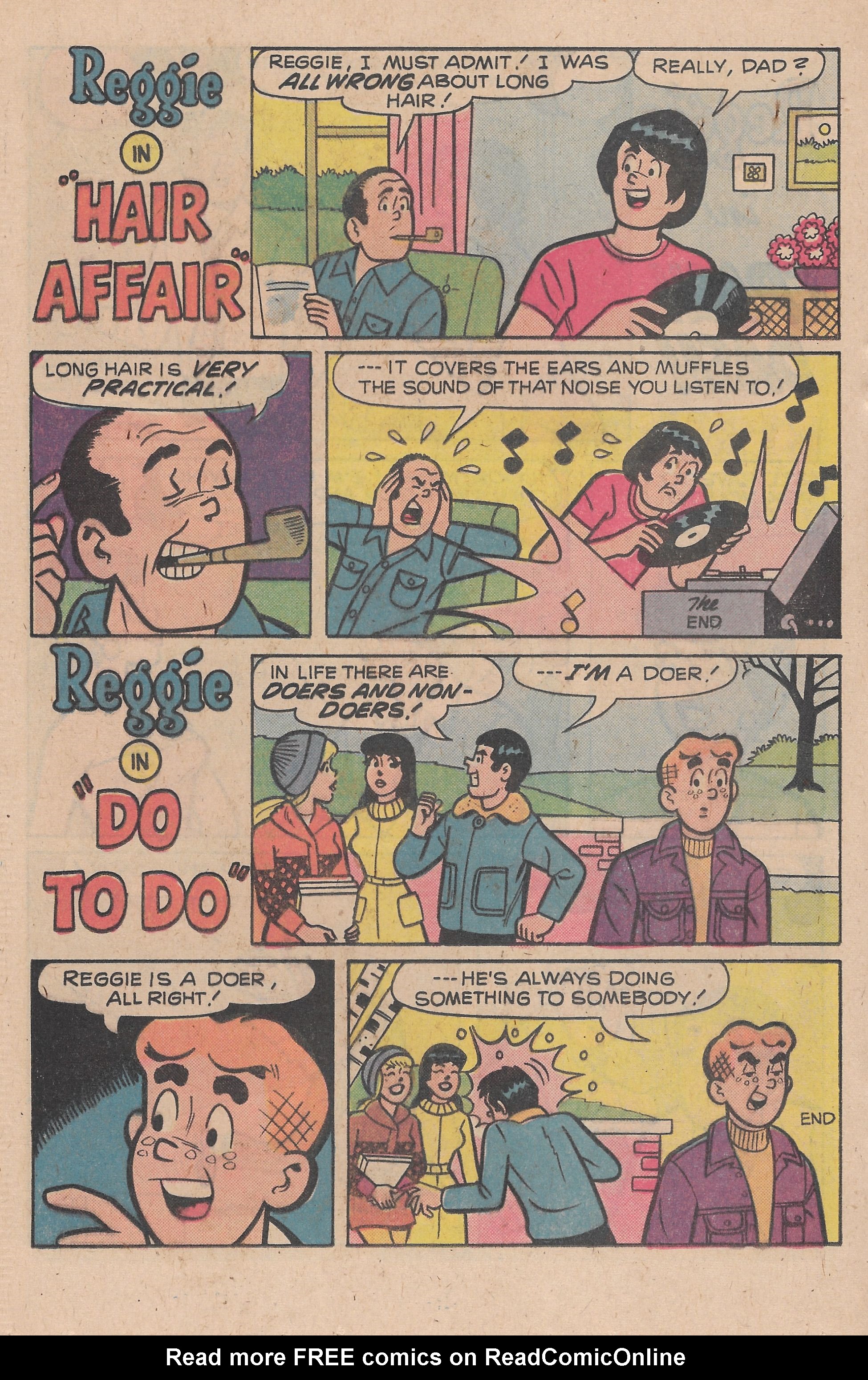 Read online Reggie's Wise Guy Jokes comic -  Issue #53 - 16