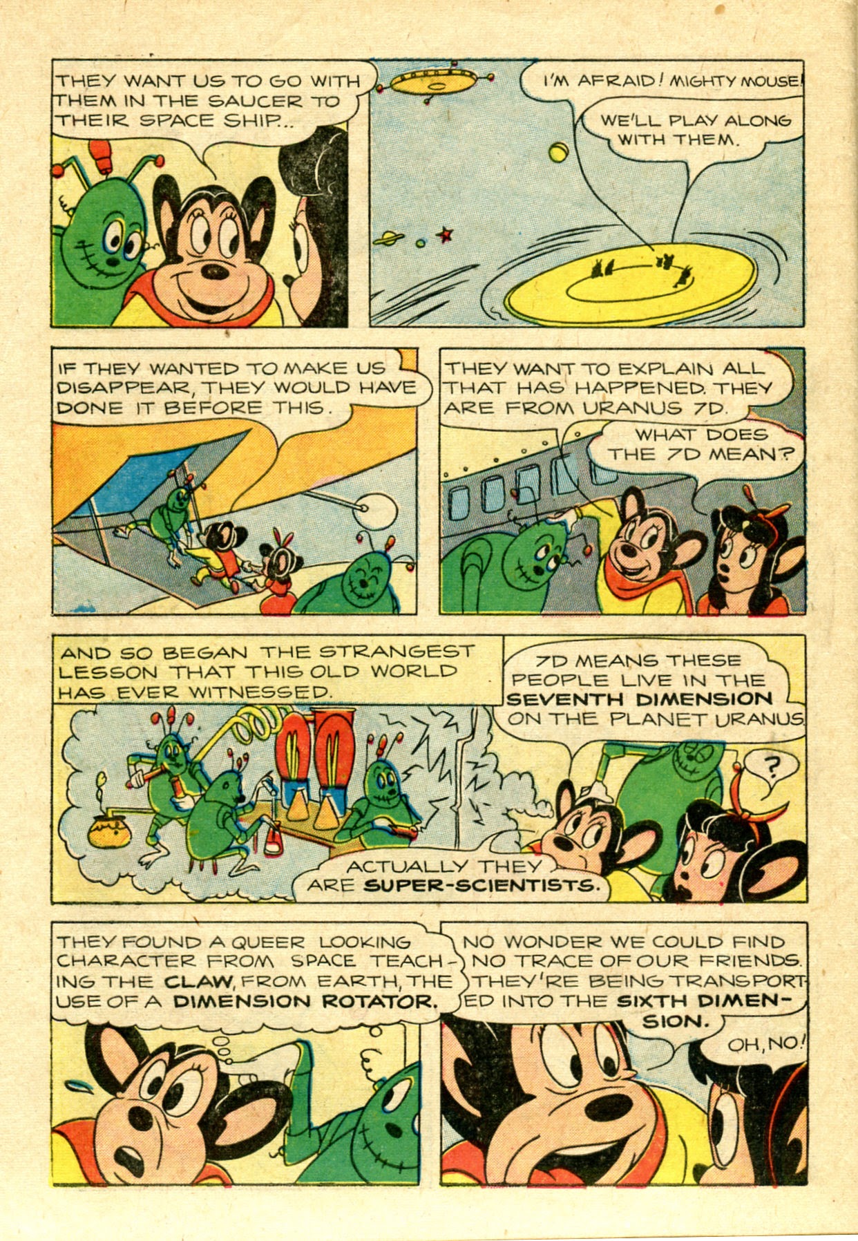 Read online Paul Terry's Mighty Mouse Comics comic -  Issue #50 - 30