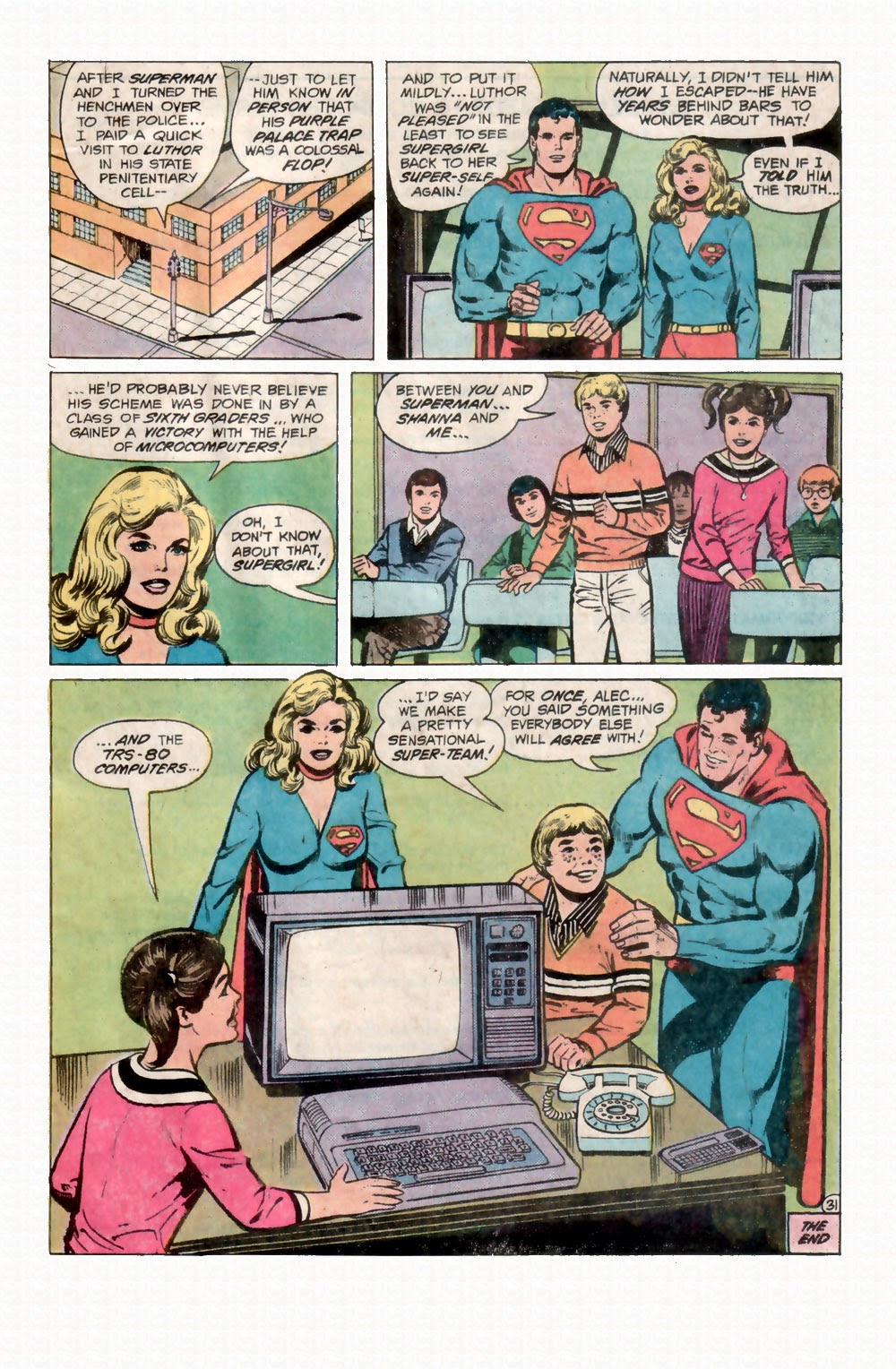 Read online Superman in "Victory by Computer" comic -  Issue # Full - 32