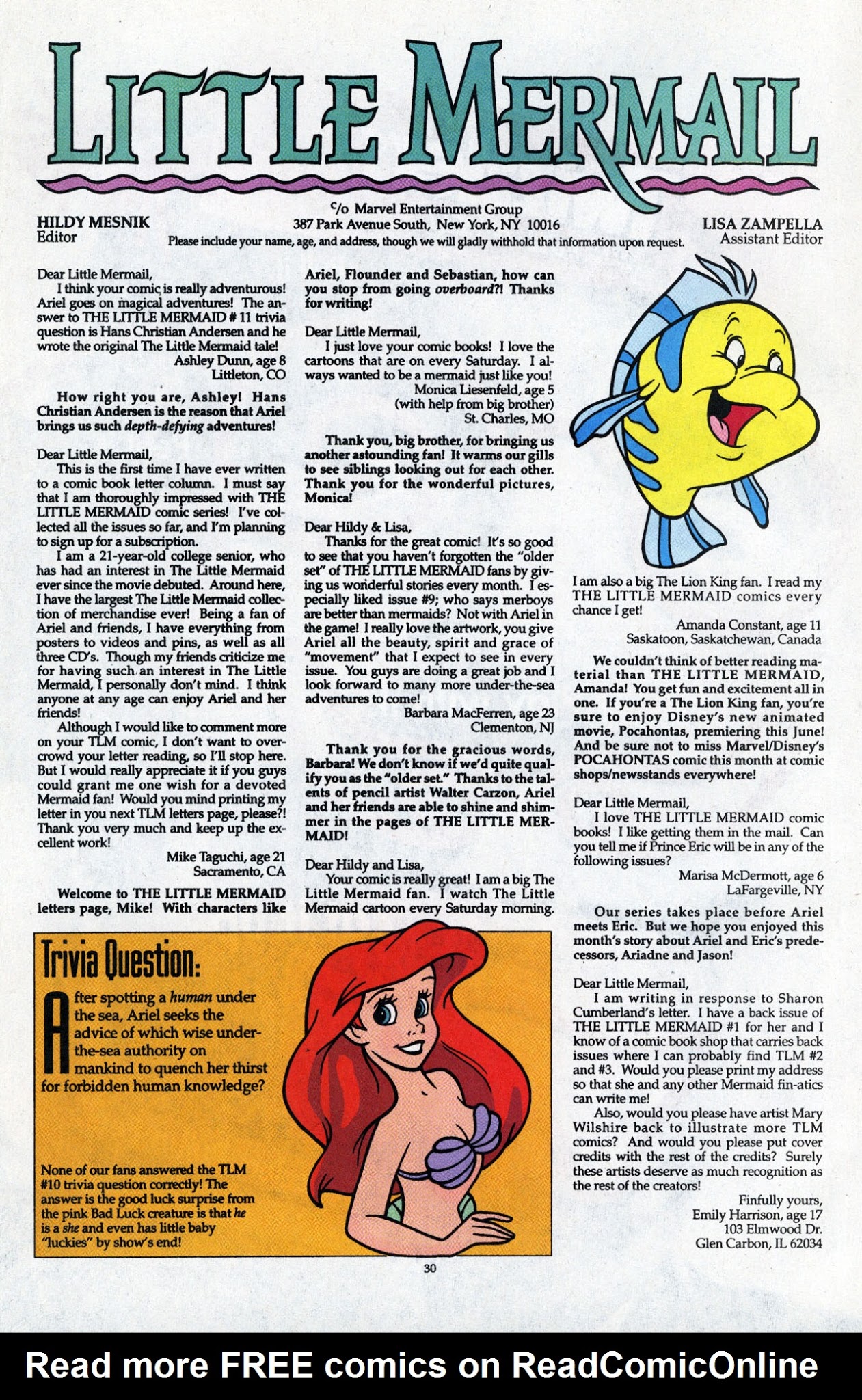 Read online Disney's The Little Mermaid comic -  Issue #12 - 30