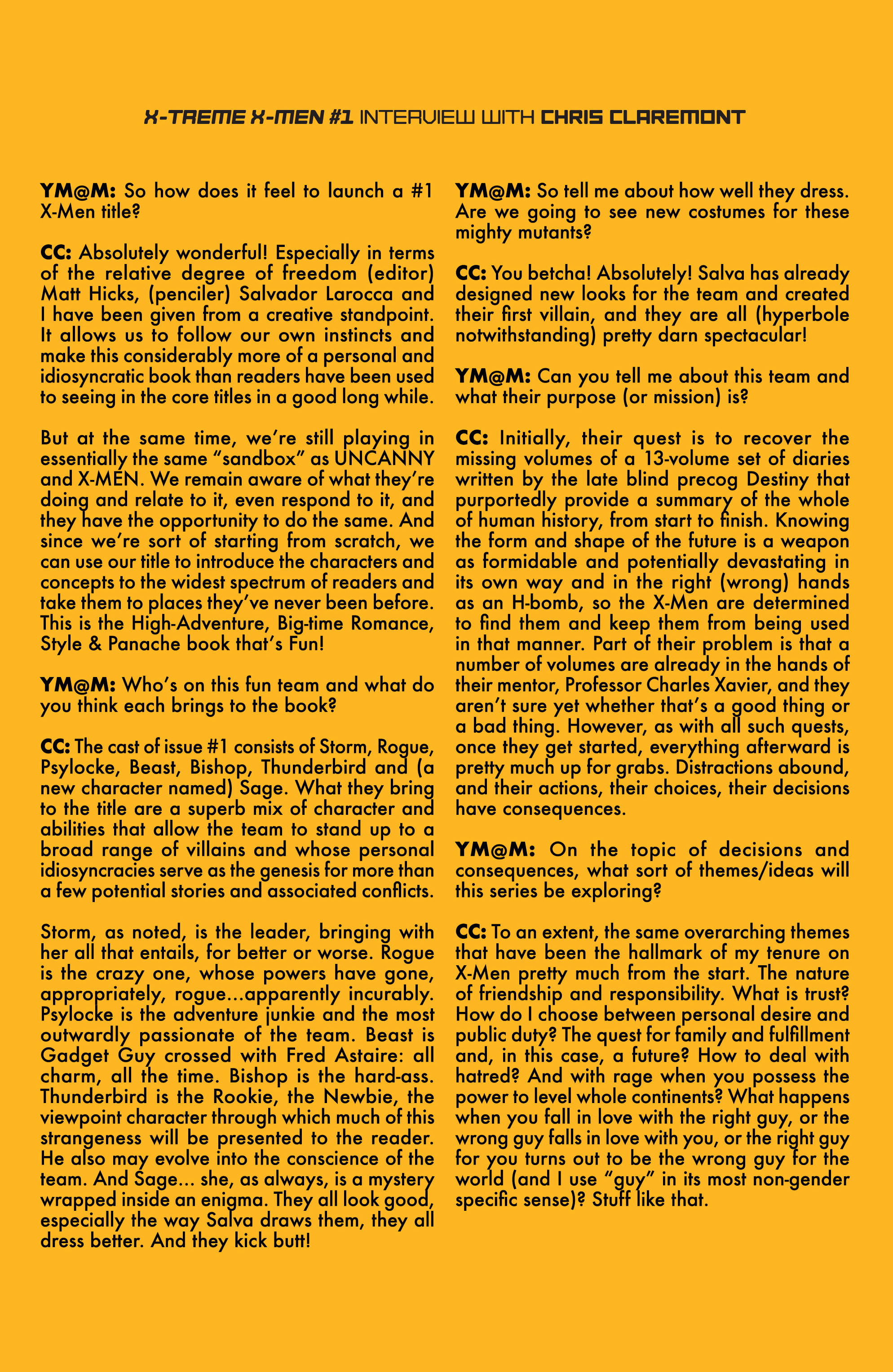 Read online X-Treme X-Men by Chris Claremont Omnibus comic -  Issue # TPB (Part 9) - 29