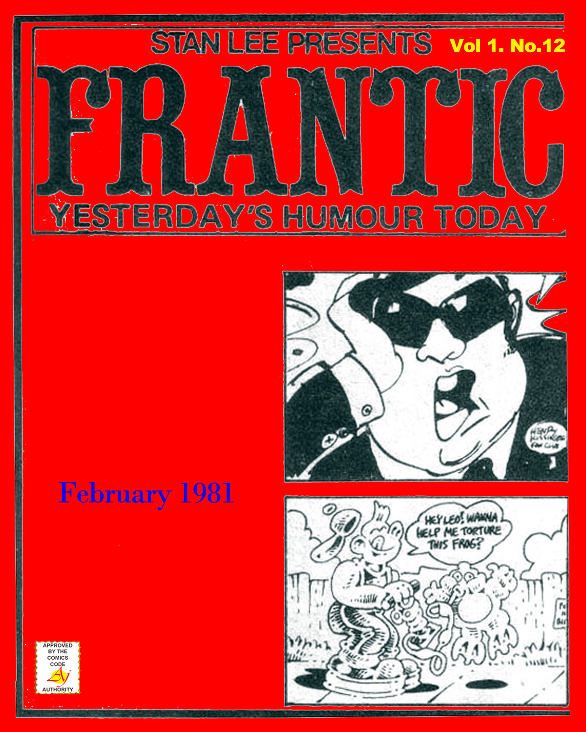 Read online Frantic comic -  Issue #12 - 1