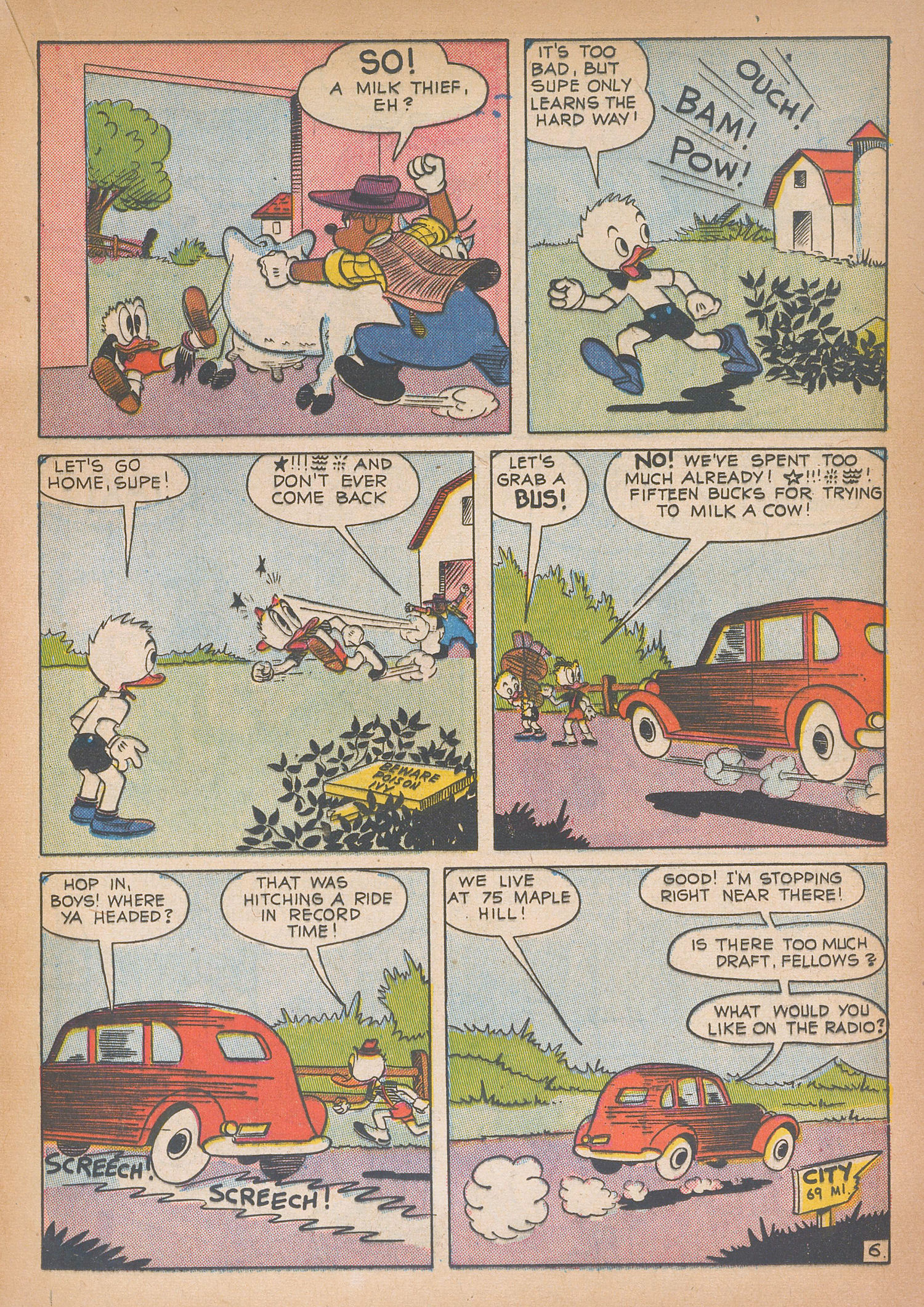 Read online Super Duck Comics comic -  Issue #22 - 25