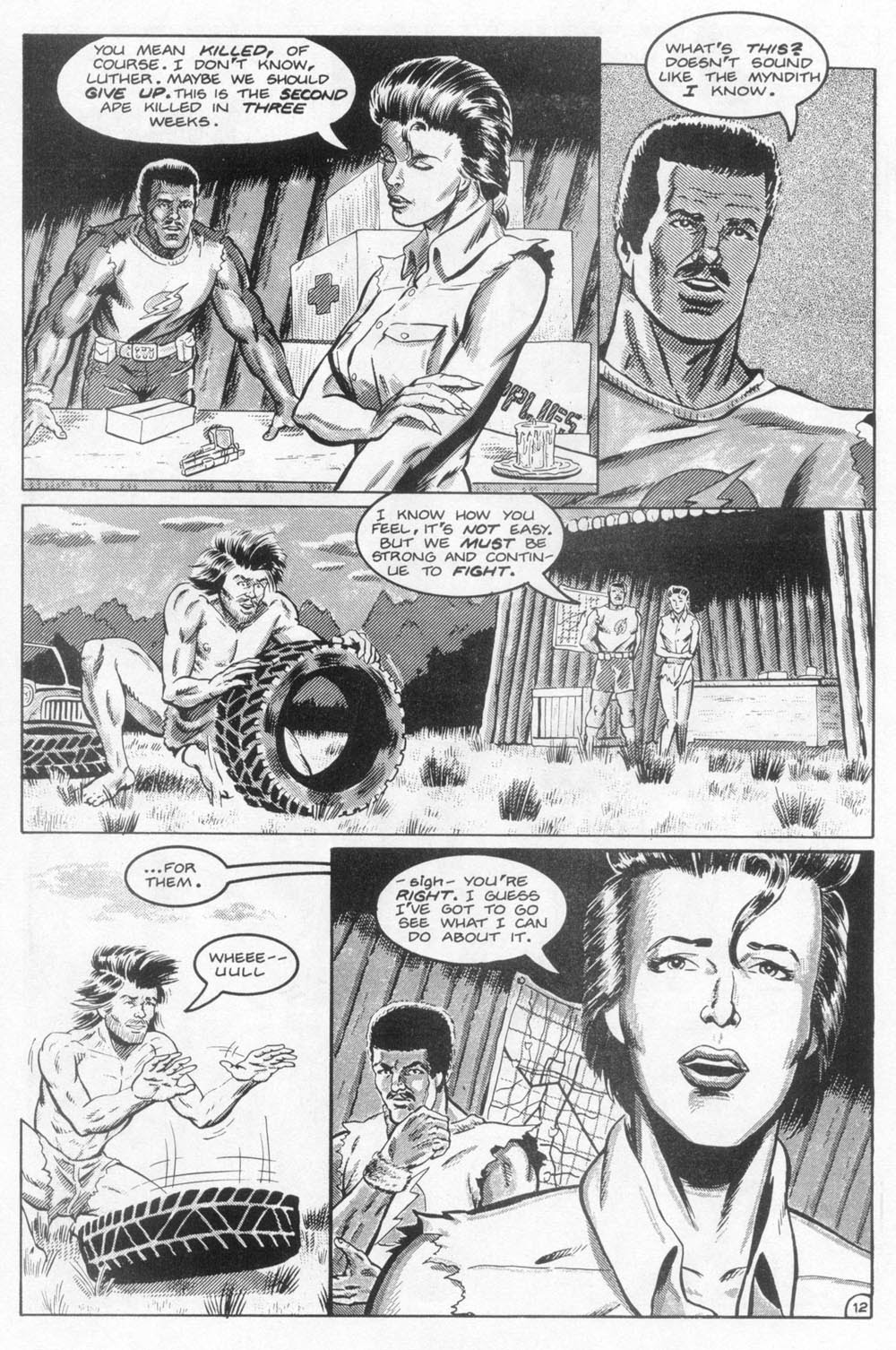 Read online Planet of the Apes: Blood of the Apes comic -  Issue #1 - 13