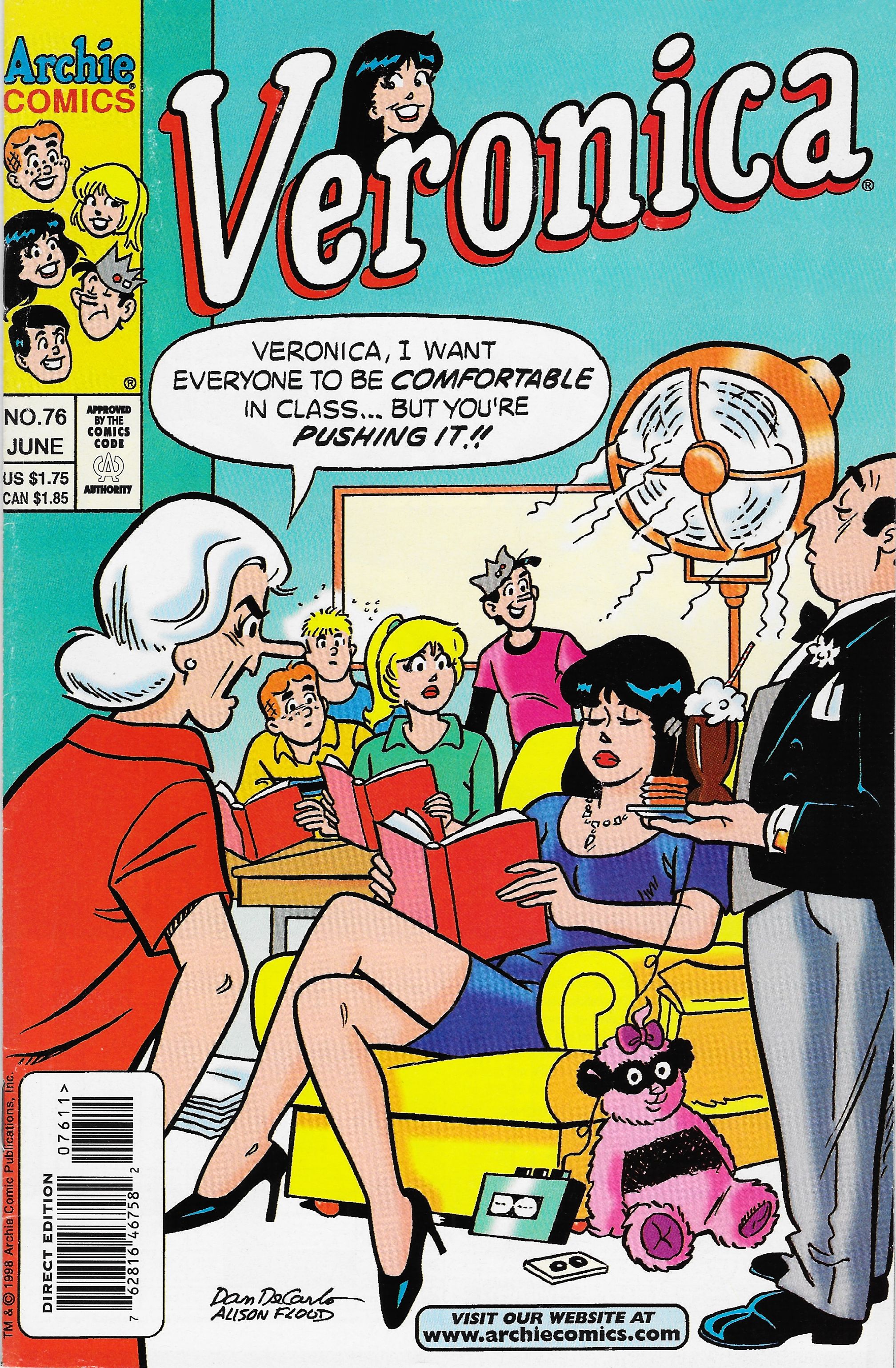 Read online Veronica comic -  Issue #76 - 1