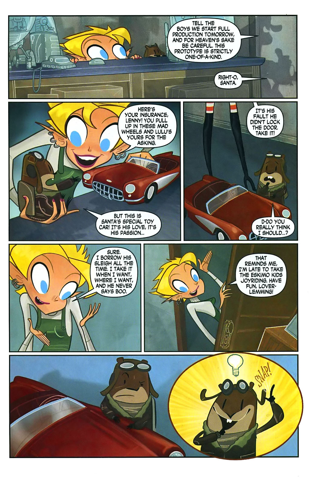 Read online Jingle Belle: The Fight Before Christmas comic -  Issue # Full - 14