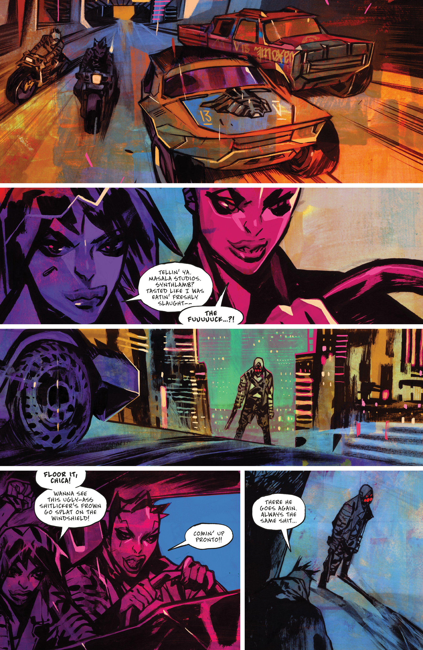Read online Cyberpunk 2077: XOXO comic -  Issue #1 - 14