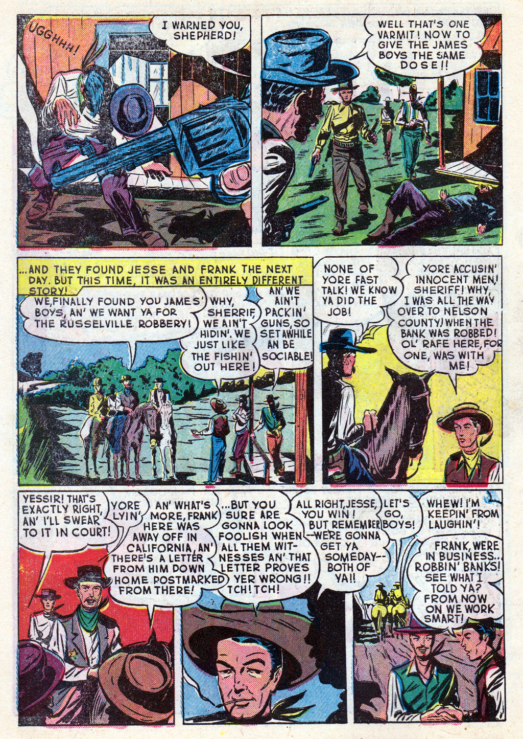 Read online Cowboy Western Comics (1948) comic -  Issue #18 - 6