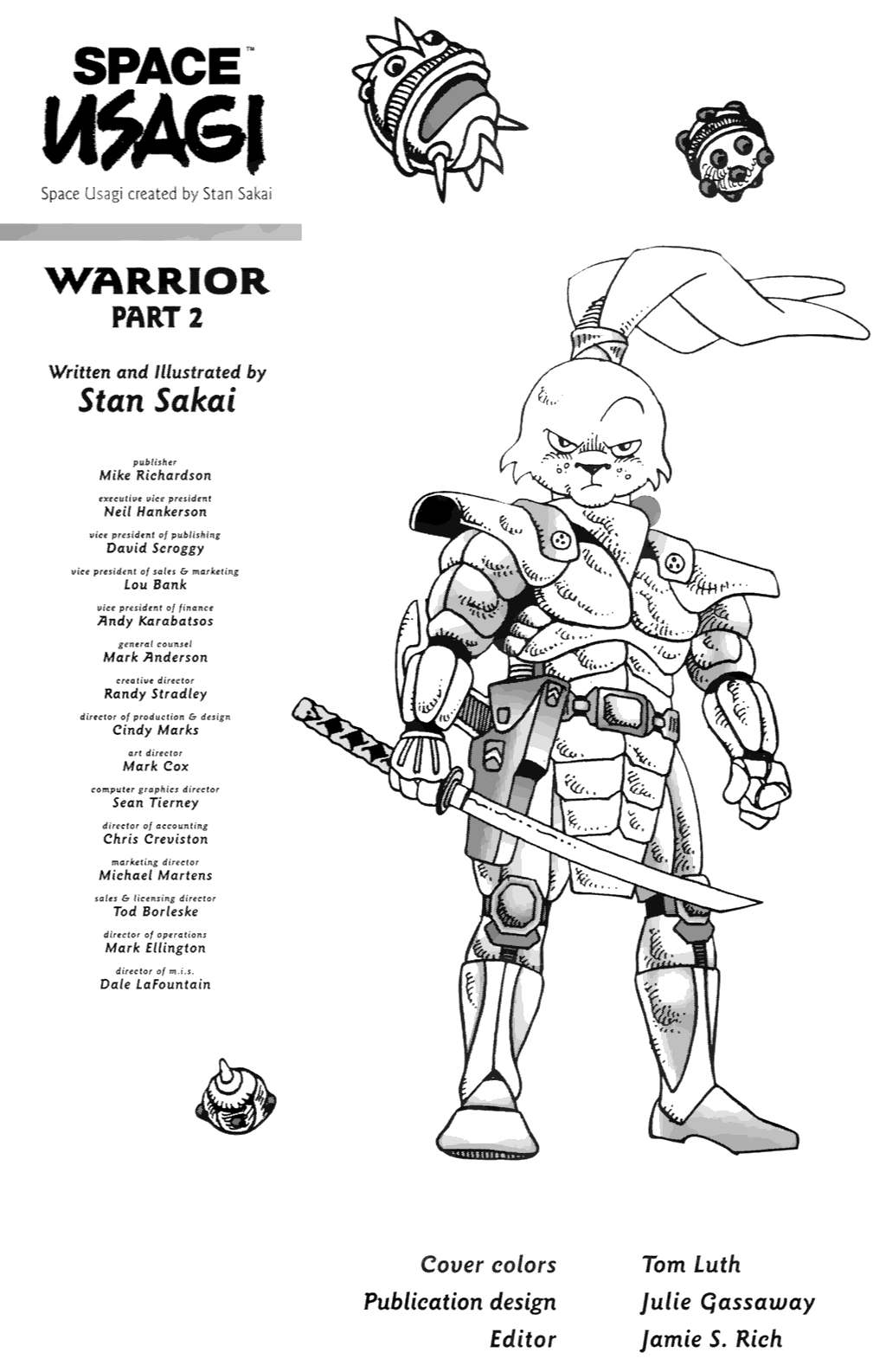 Read online Space Usagi comic -  Issue #2 - 2