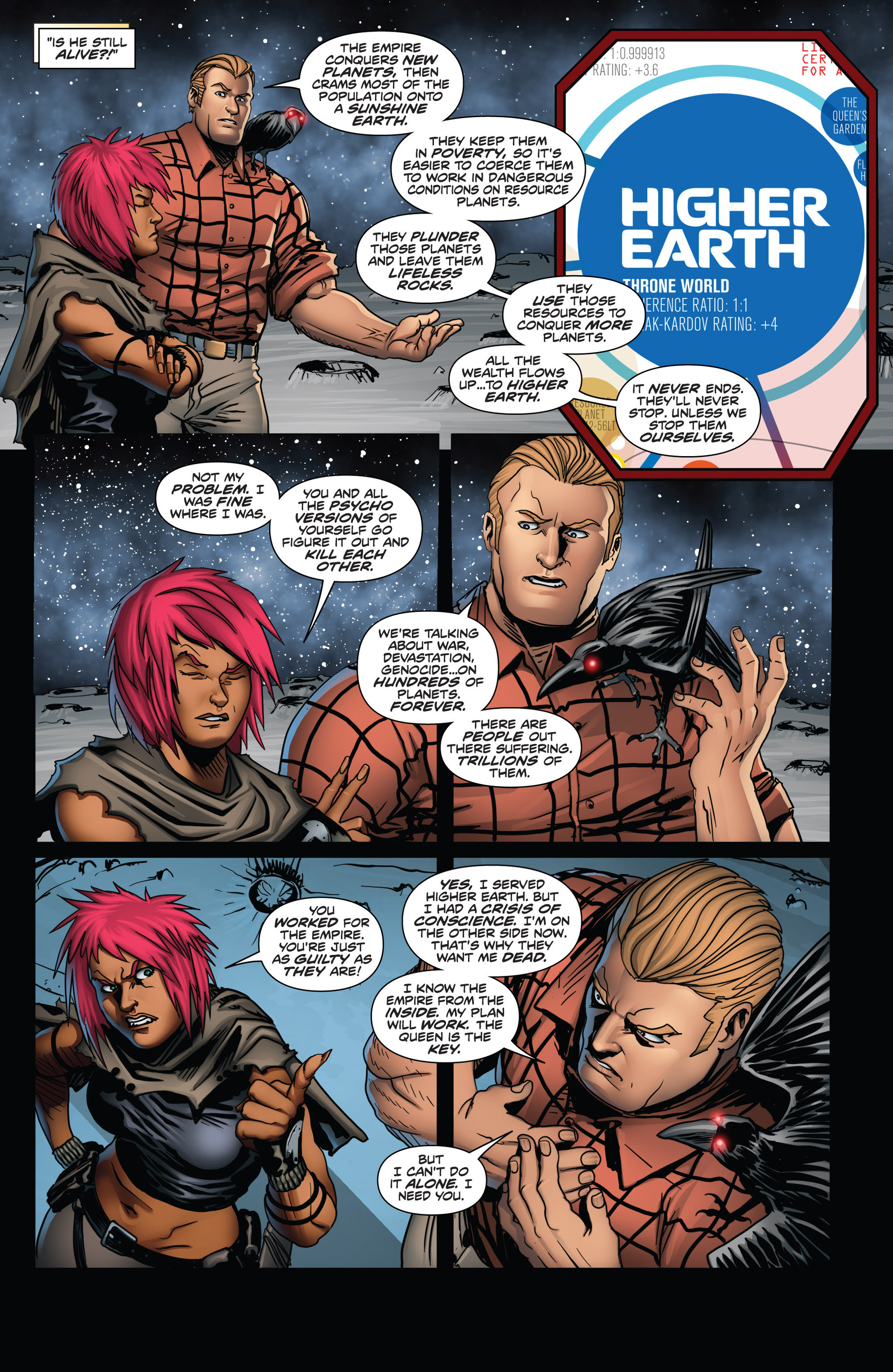 Read online Higher Earth comic -  Issue #4 - 14