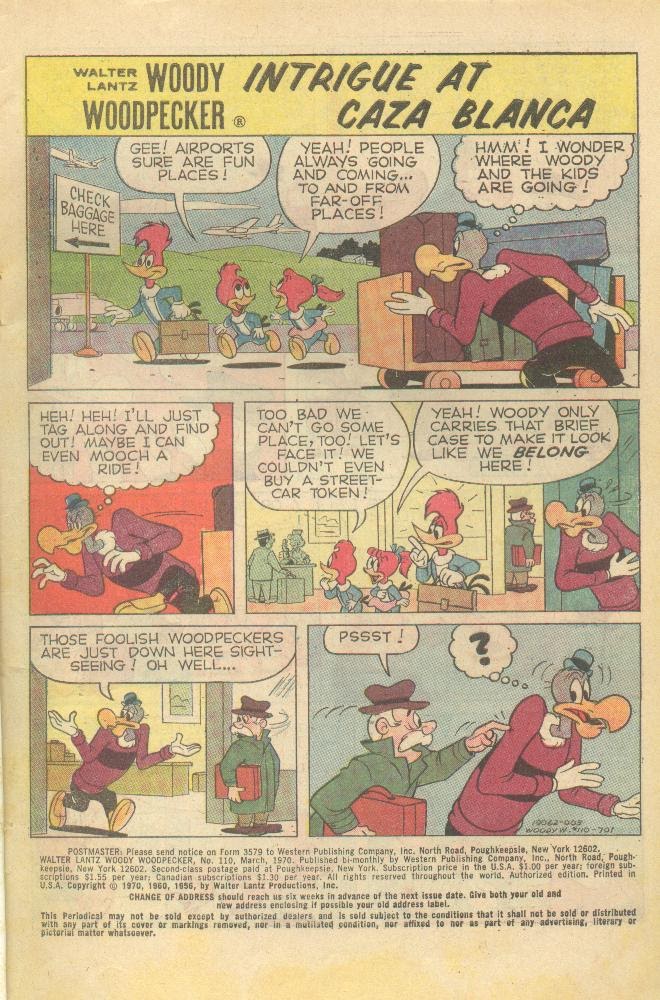 Read online Walter Lantz Woody Woodpecker (1962) comic -  Issue #110 - 2