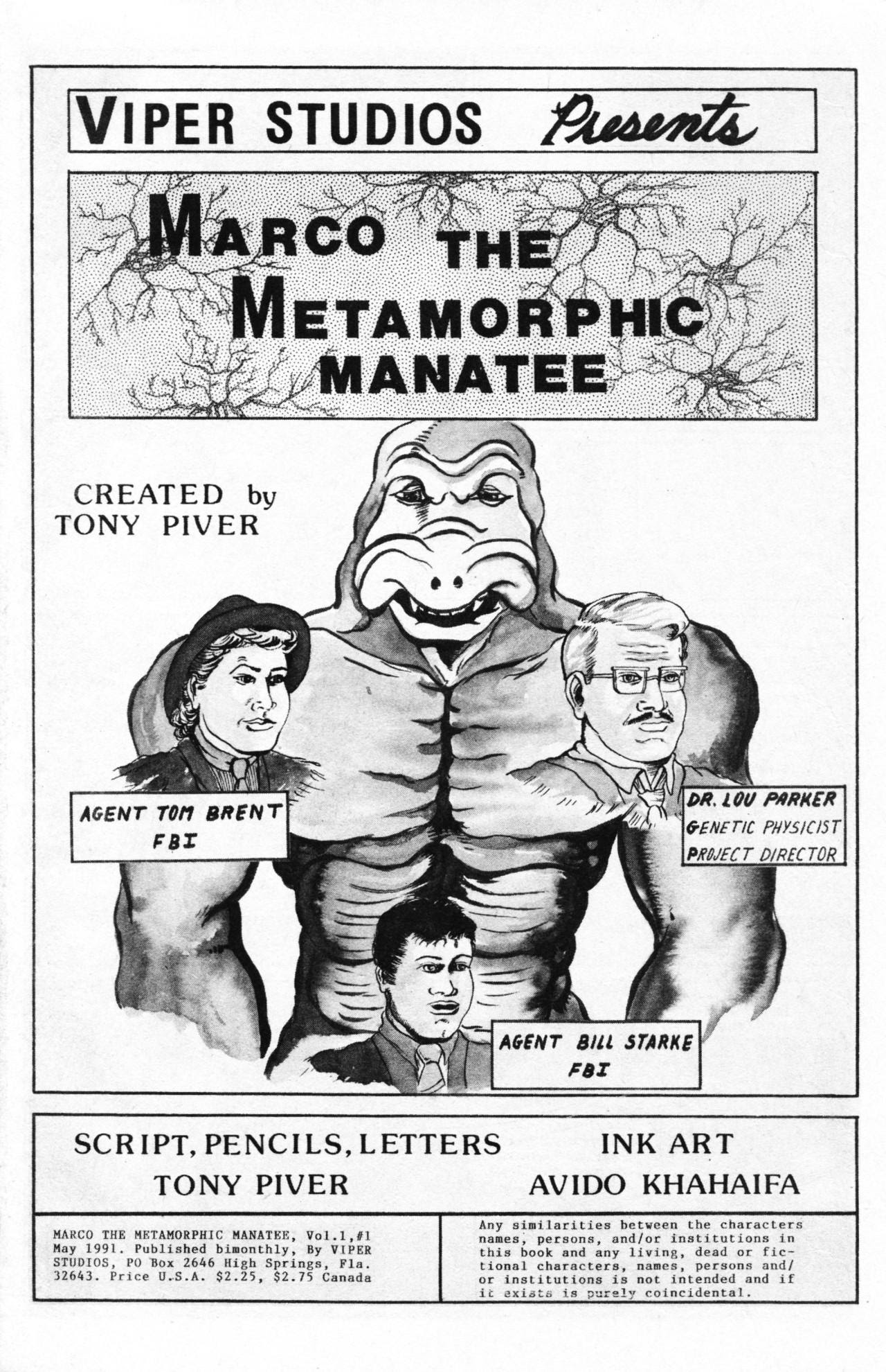 Read online Marco, the Metamorphic Manatee comic -  Issue # Full - 3