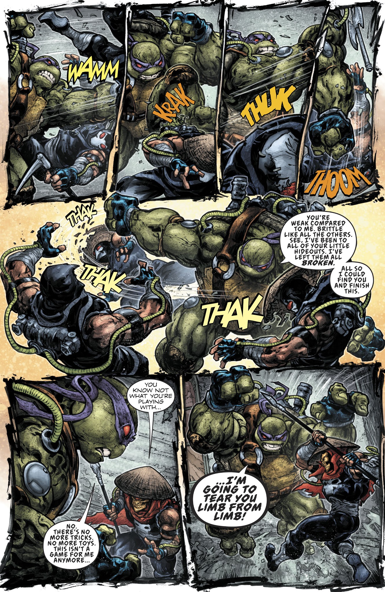 Read online Batman/Teenage Mutant Ninja Turtles II comic -  Issue #5 - 6