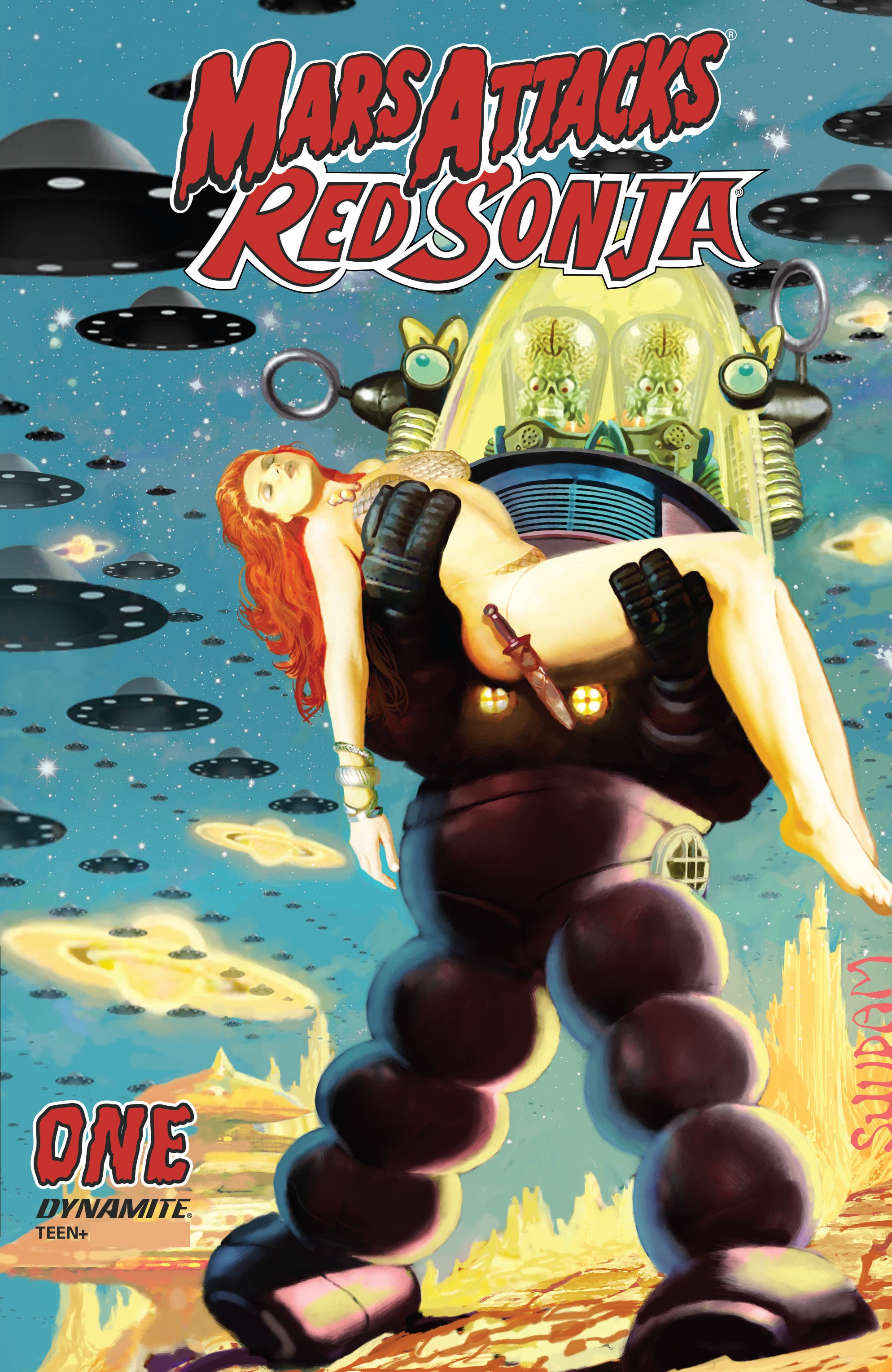 Read online Mars Attacks Red Sonja comic -  Issue #1 - 3