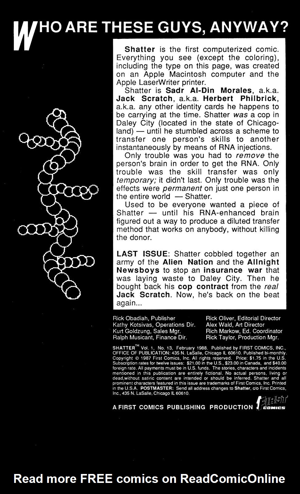 Read online Shatter comic -  Issue #13 - 2