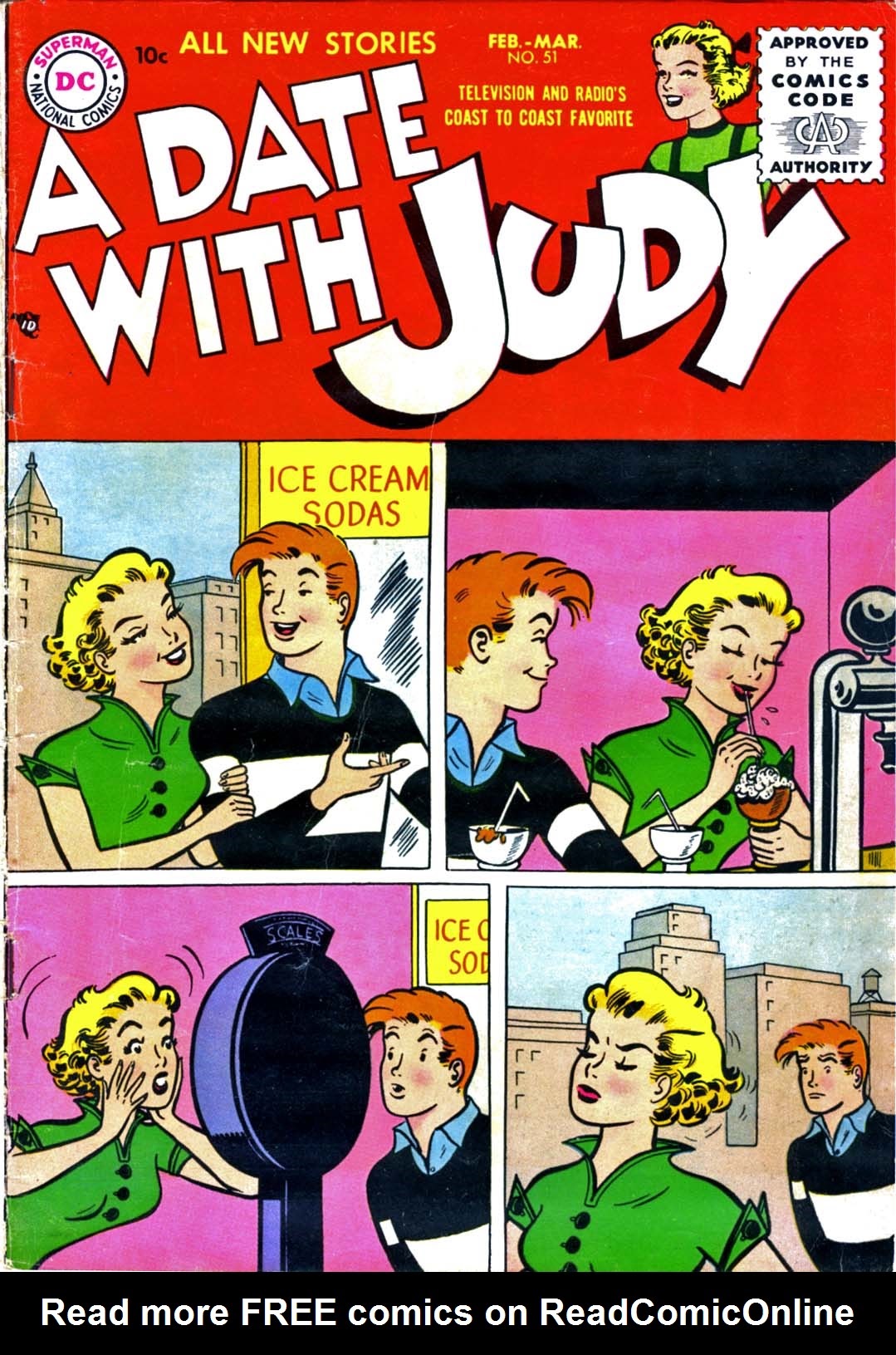 Read online A Date with Judy comic -  Issue #51 - 1