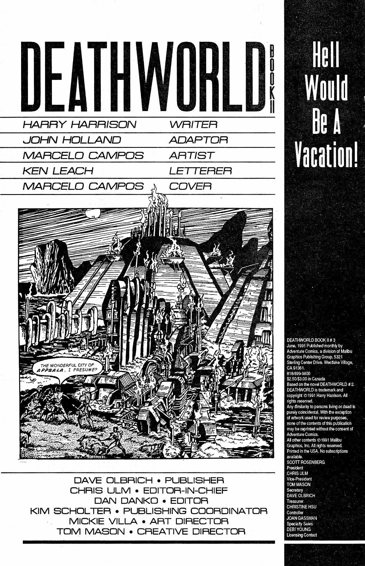 Read online Deathworld: Book Two comic -  Issue #3 - 2