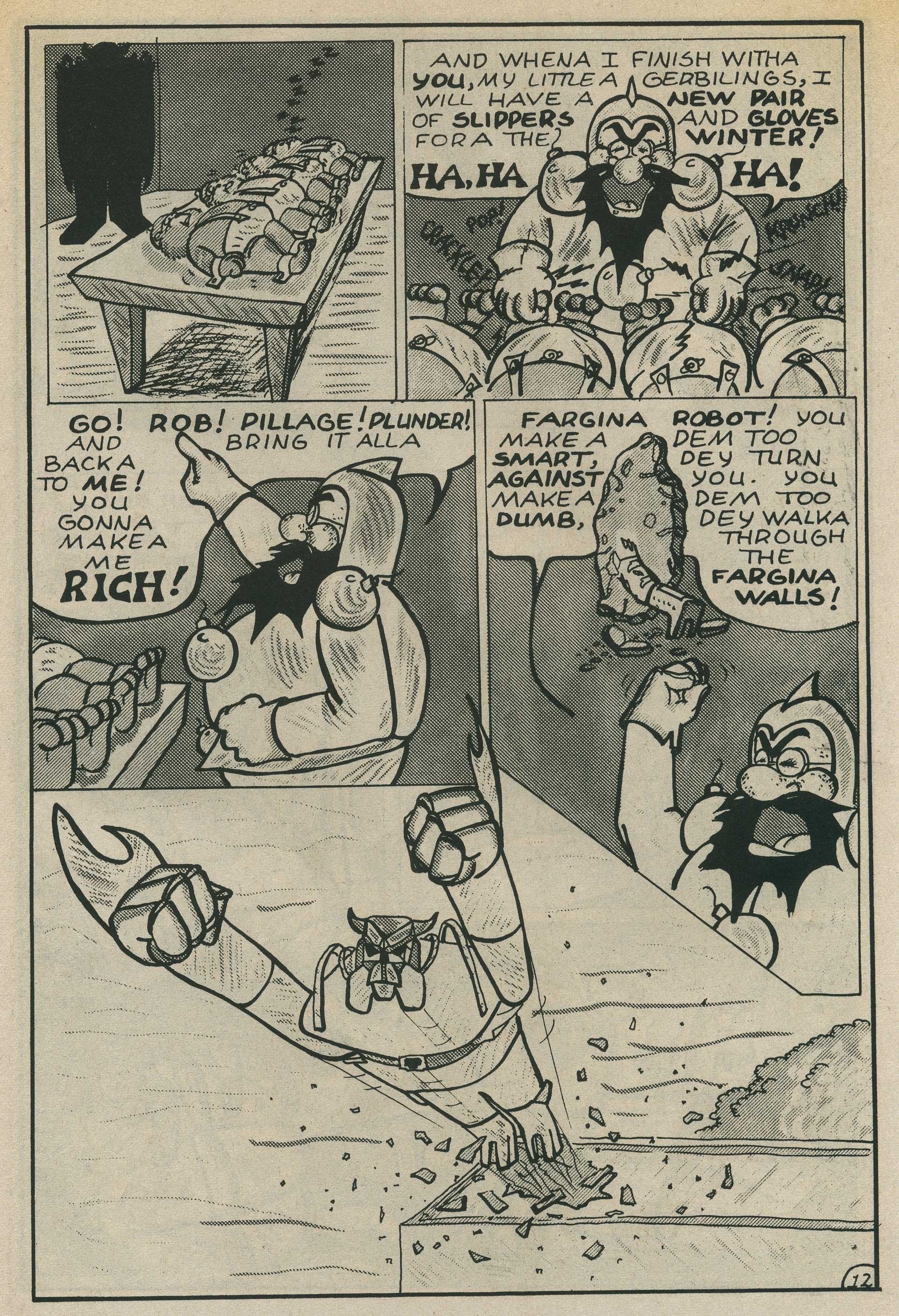 Read online Geriatric Gangrene Jujitsu Gerbils comic -  Issue #3 - 14